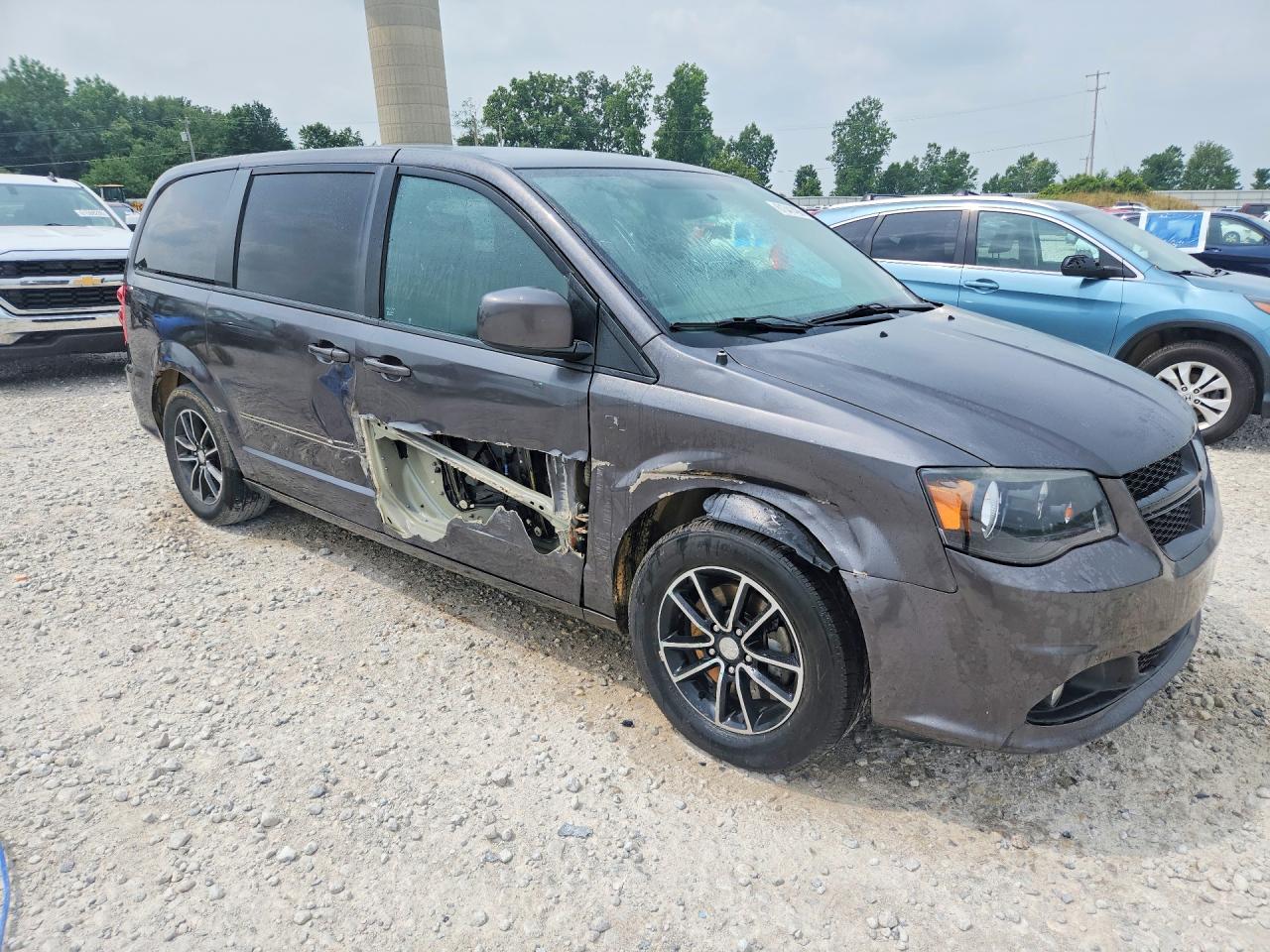2014 Dodge Grand Caravan Sxt Серый vin: 2C4RDGCG6ER424504