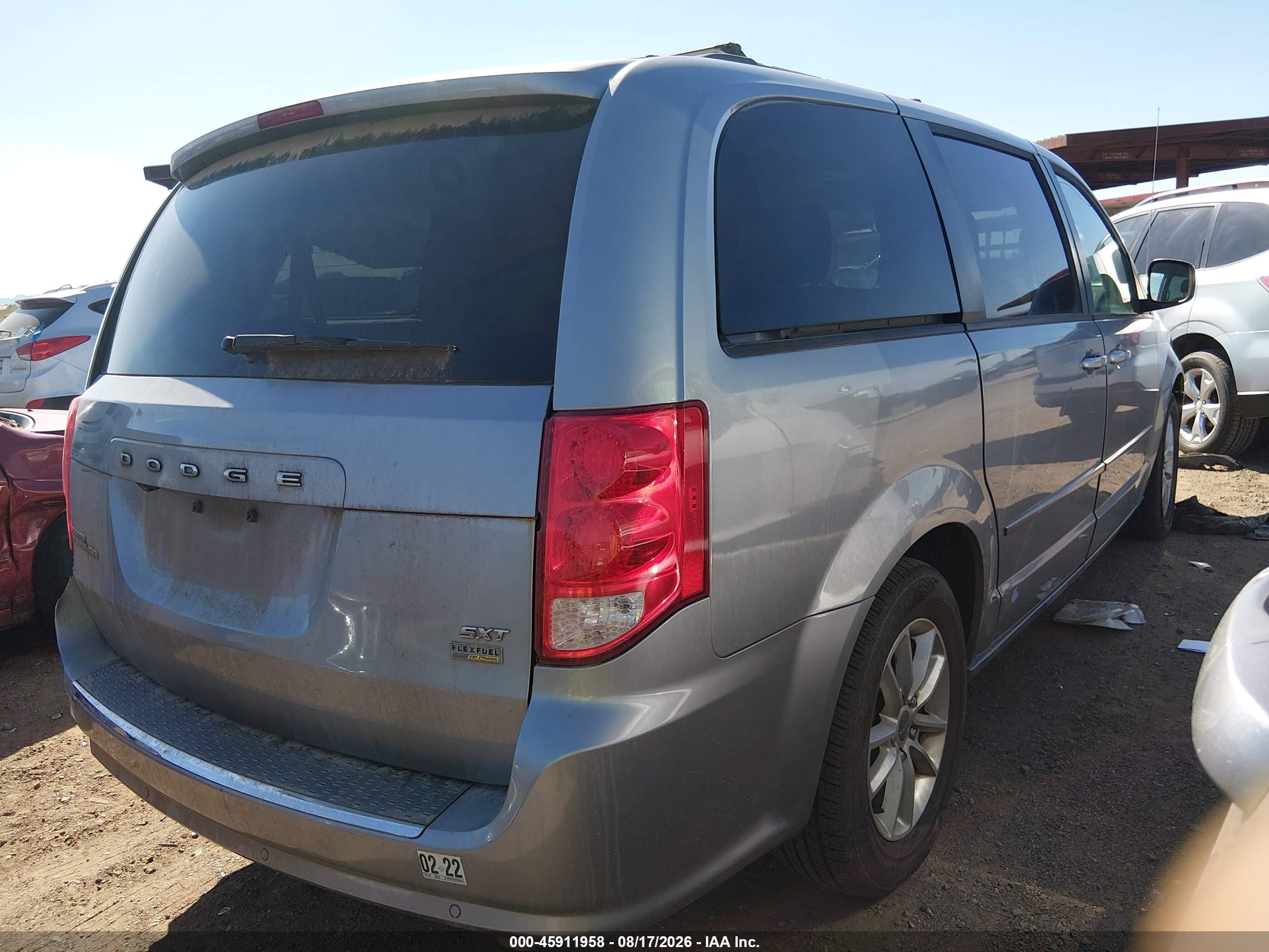 2015 Dodge Grand Caravan Sxt Silver vin: 2C4RDGCG6FR566644