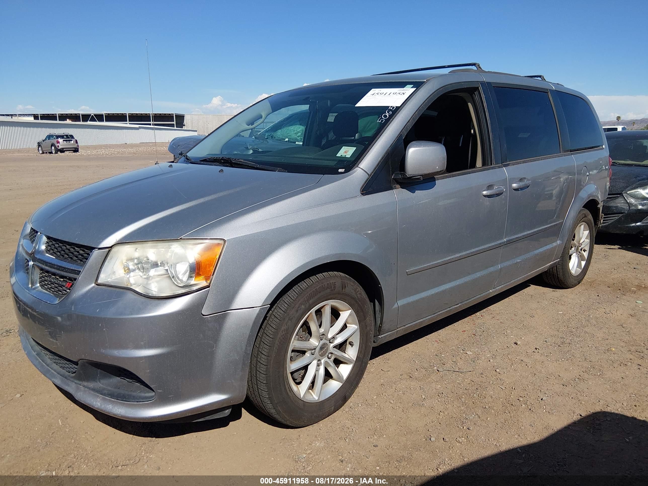 2015 Dodge Grand Caravan Sxt Silver vin: 2C4RDGCG6FR566644