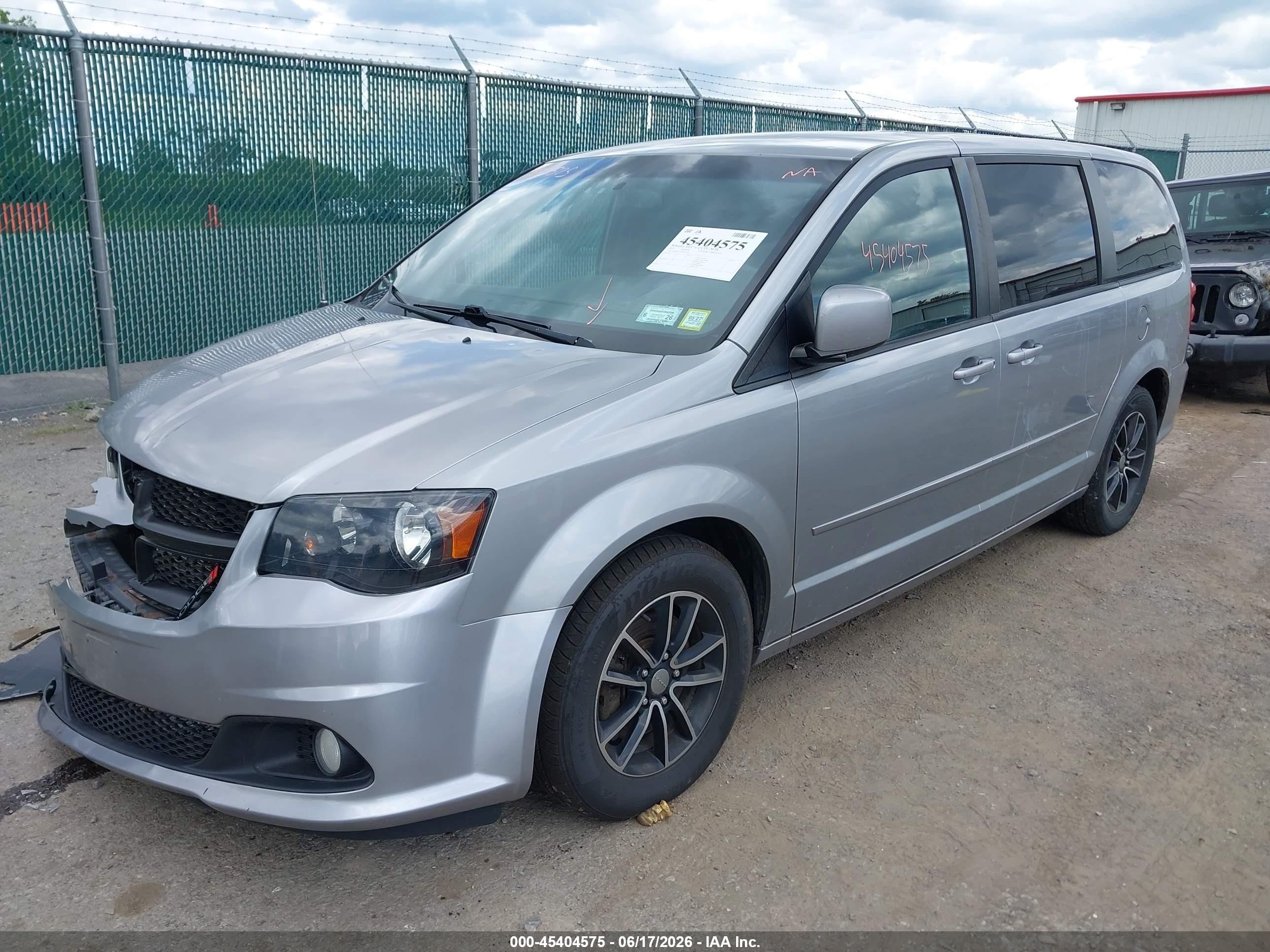 2015 Dodge Grand Caravan Sxt Plus Gray vin: 2C4RDGCG6FR652052