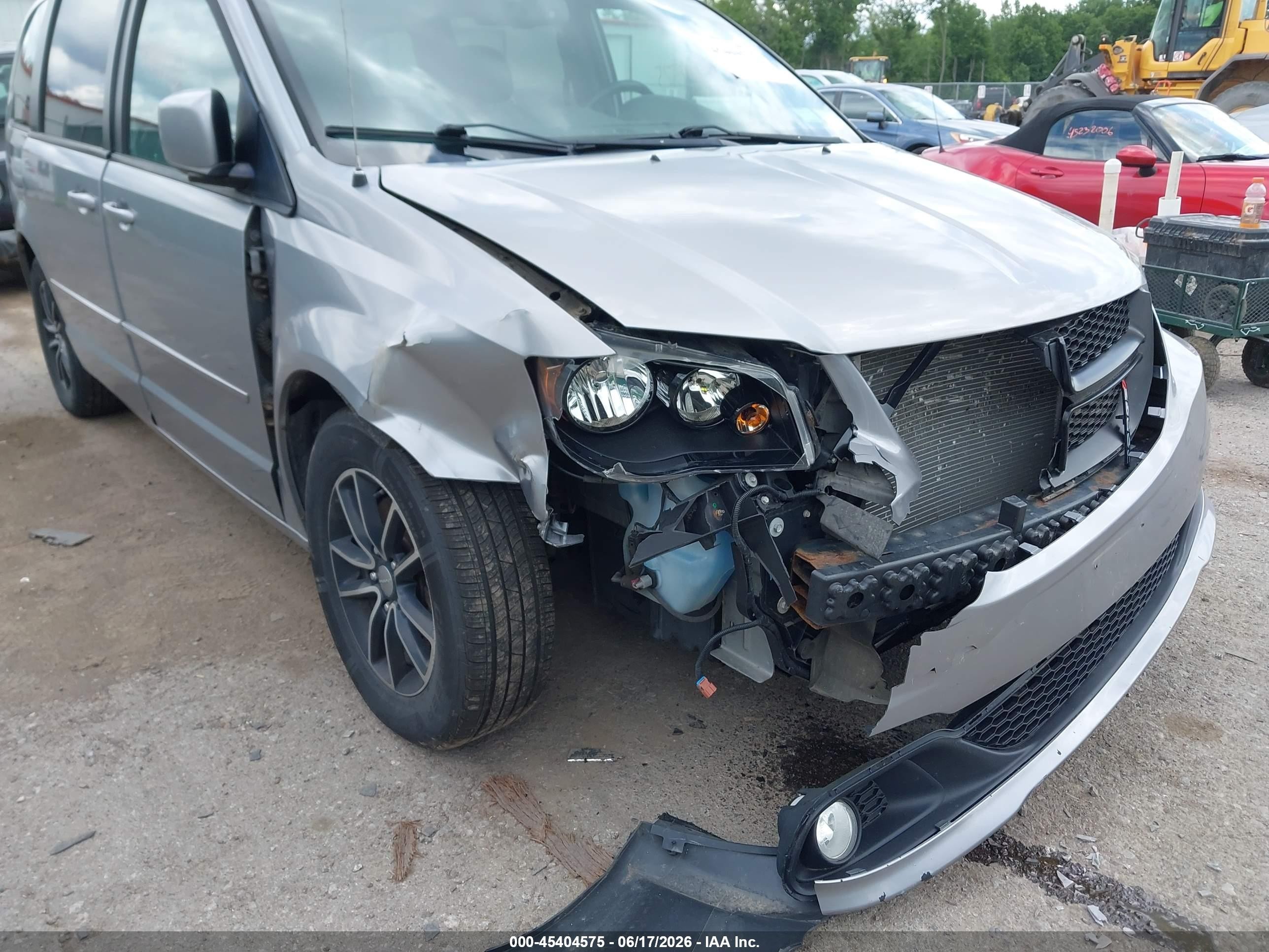 2015 Dodge Grand Caravan Sxt Plus Gray vin: 2C4RDGCG6FR652052