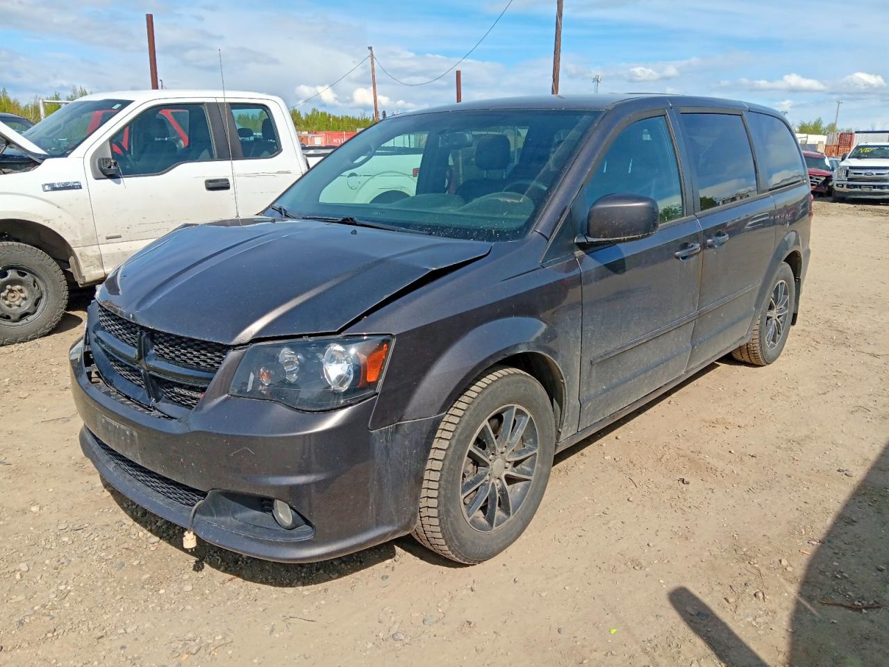 2015 Dodge Grand Caravan Sxt Серый vin: 2C4RDGCG6FR688338