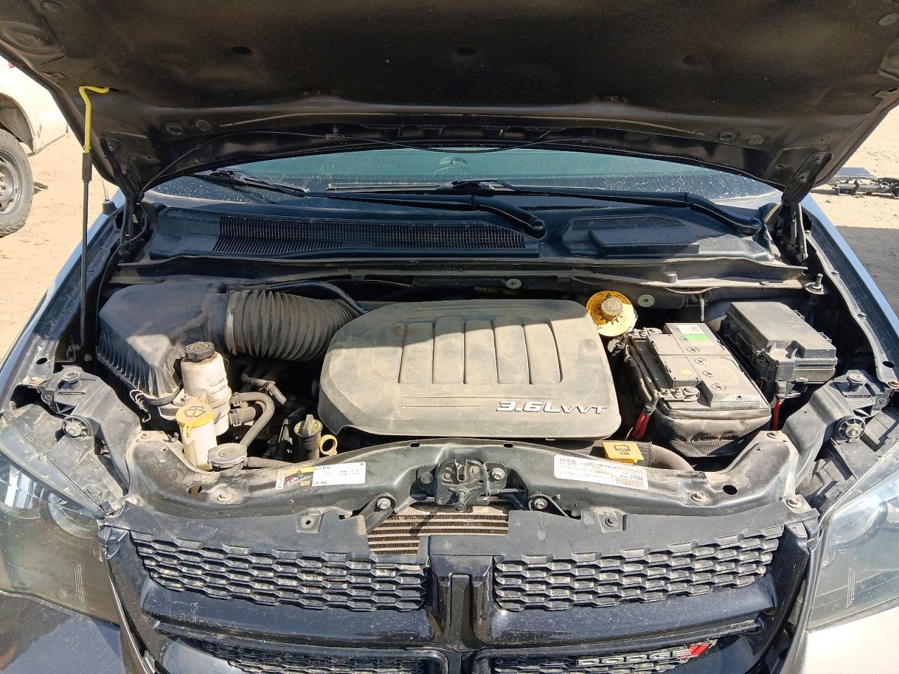2015 Dodge Grand Caravan Sxt Серый vin: 2C4RDGCG6FR688338