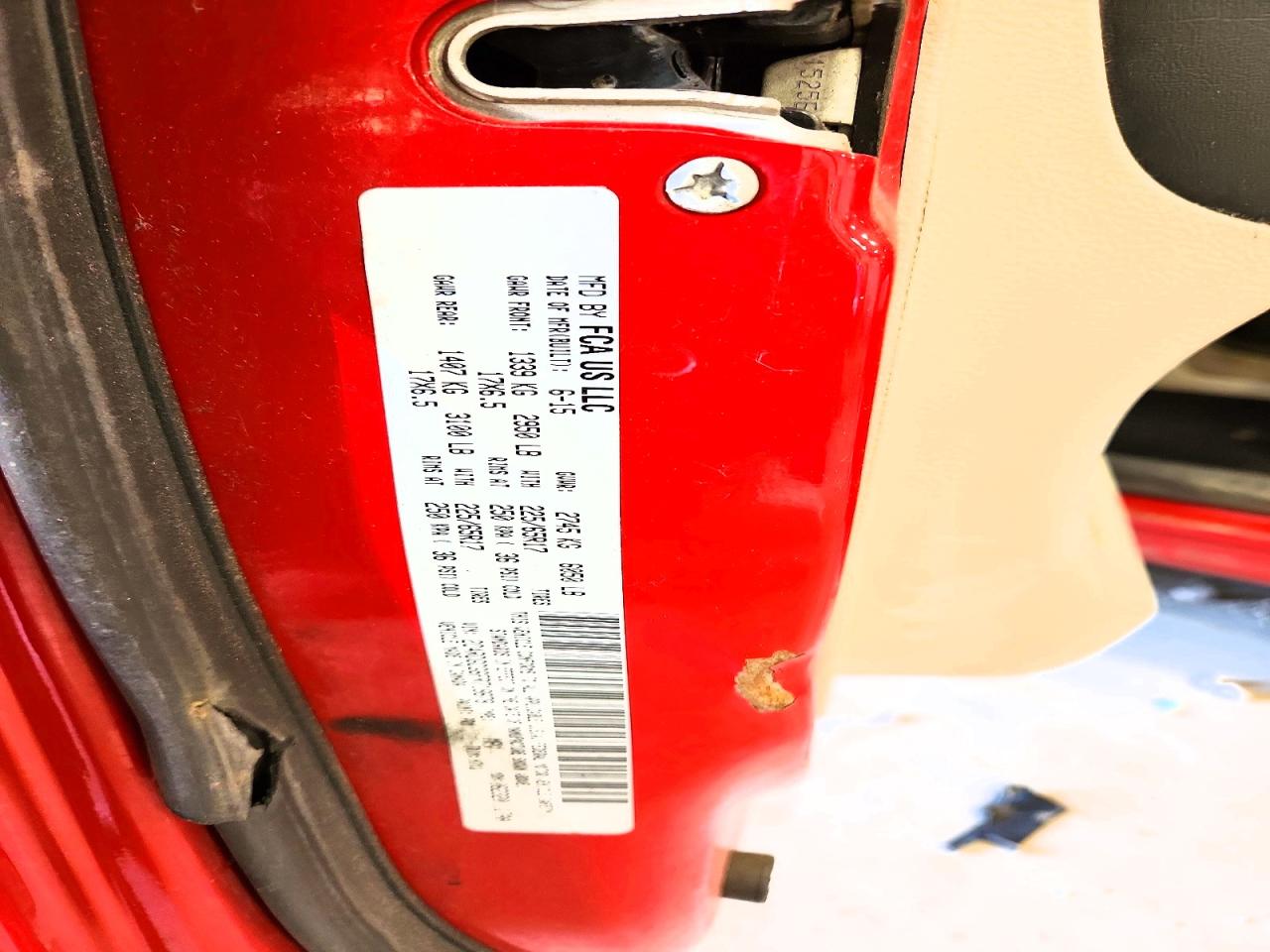 2015 Dodge Grand Caravan Sxt Red vin: 2C4RDGCG6FR718678