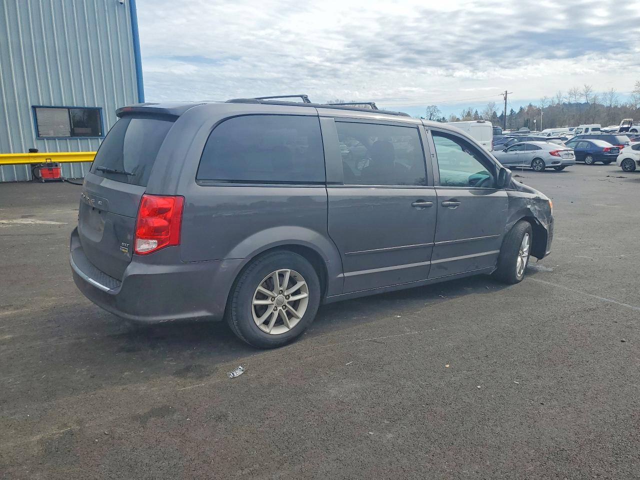 2015 Dodge Grand Caravan Sxt Серый vin: 2C4RDGCG6FR733679
