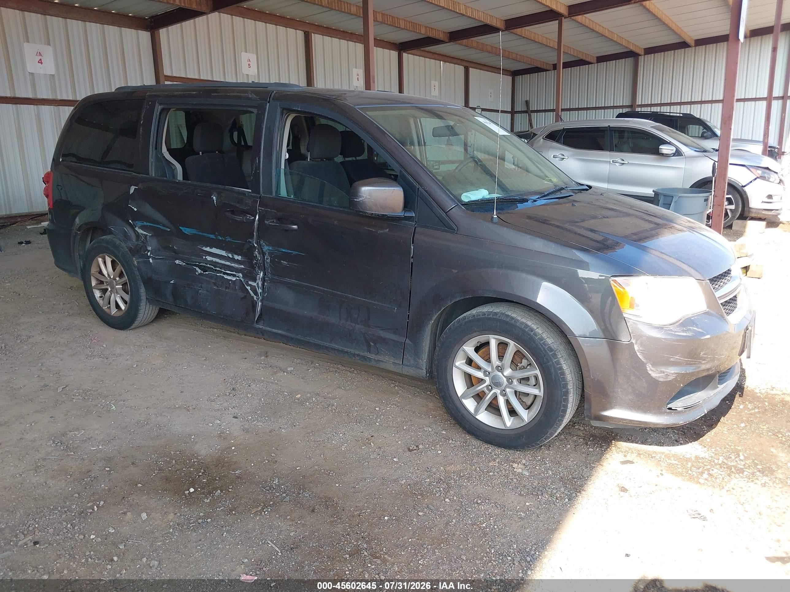 2015 Dodge Grand Caravan Sxt Gray vin: 2C4RDGCG6FR744889