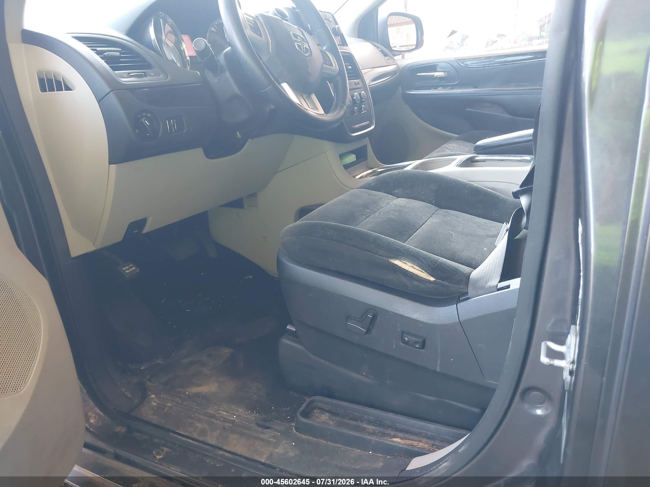 2015 Dodge Grand Caravan Sxt Gray vin: 2C4RDGCG6FR744889