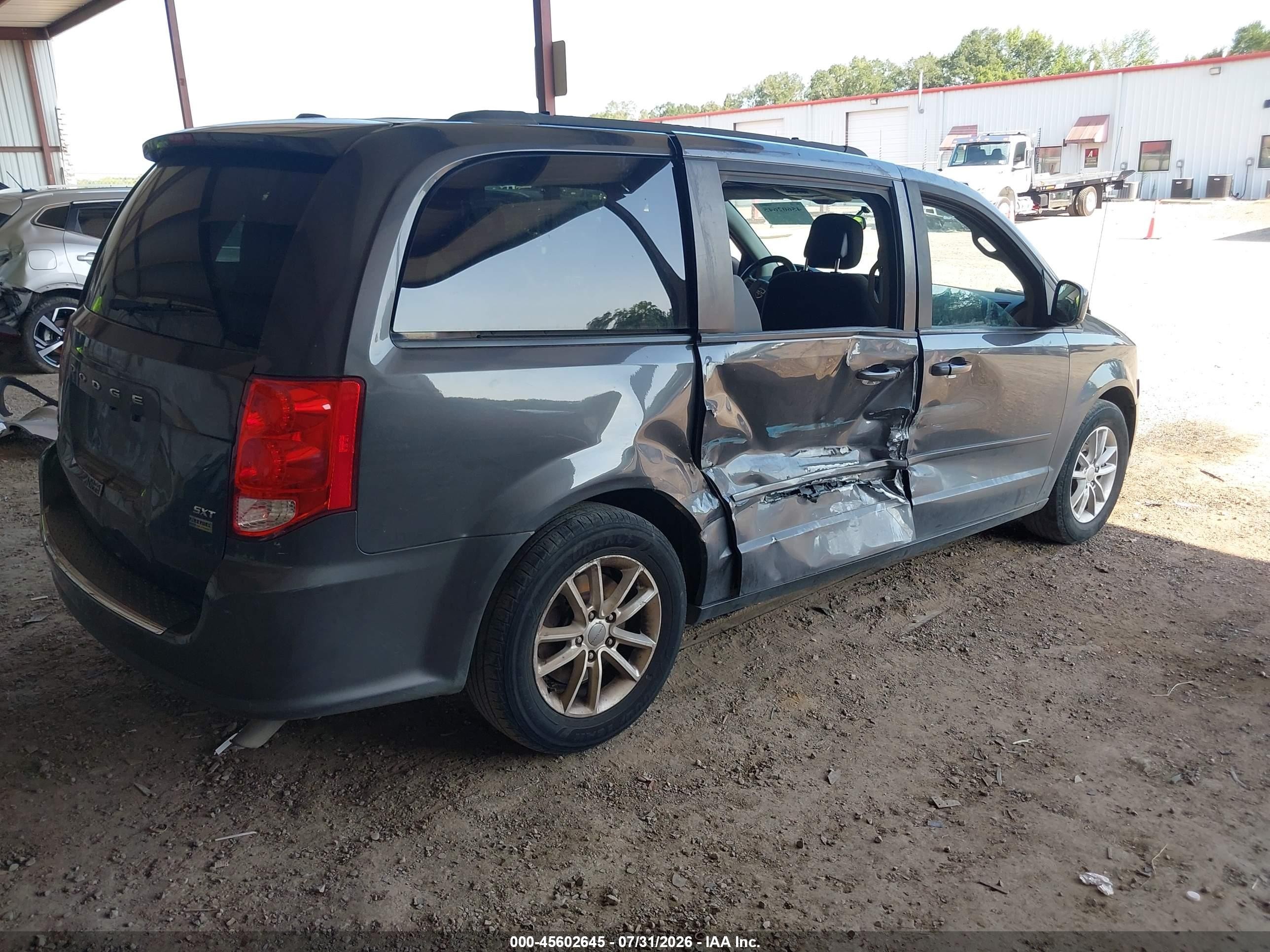 2015 Dodge Grand Caravan Sxt Gray vin: 2C4RDGCG6FR744889