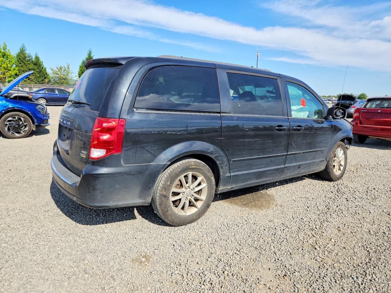 2016 Dodge Grand Caravan Sxt Black vin: 2C4RDGCG6GR356479