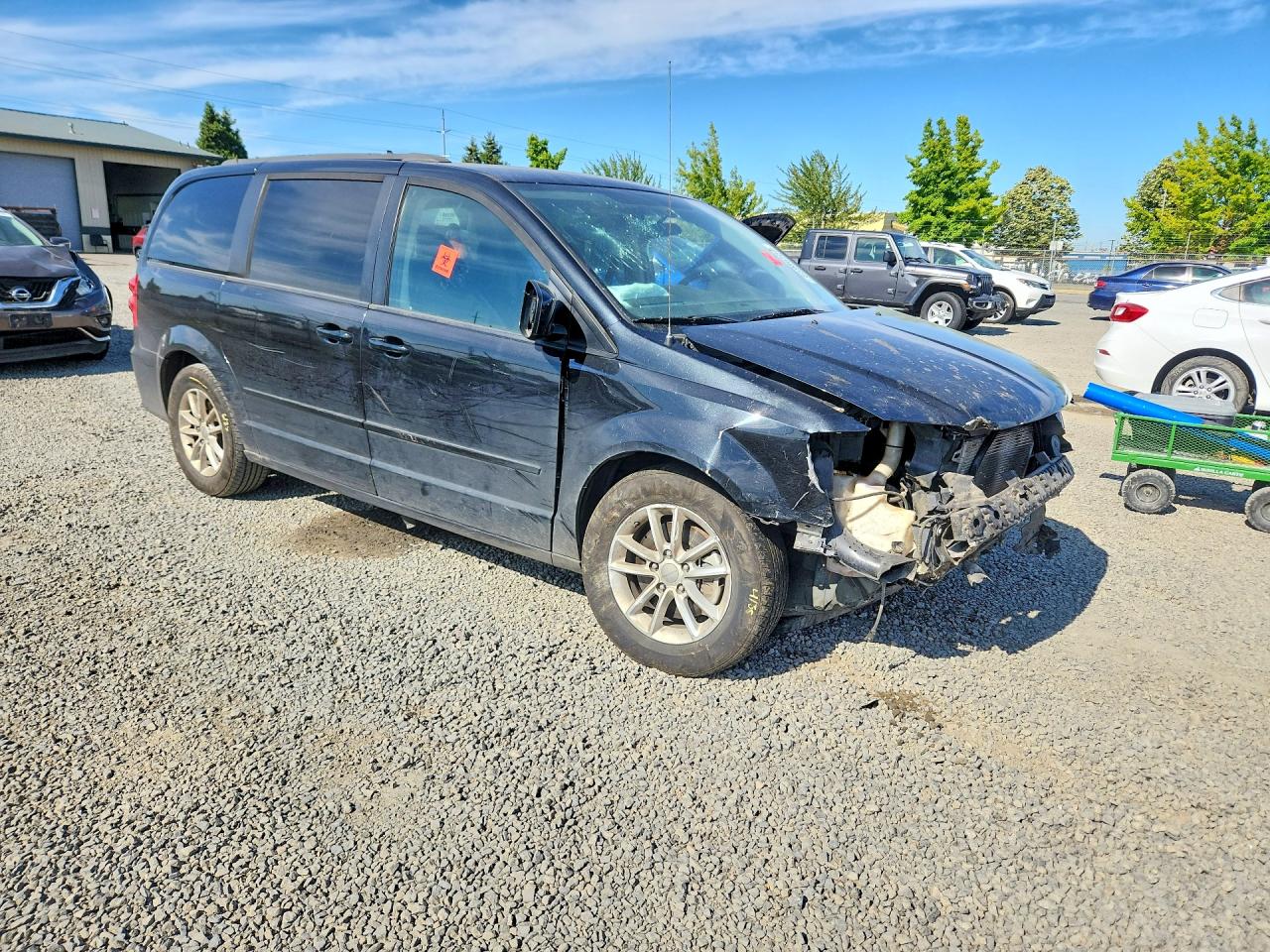 2016 Dodge Grand Caravan Sxt Black vin: 2C4RDGCG6GR356479