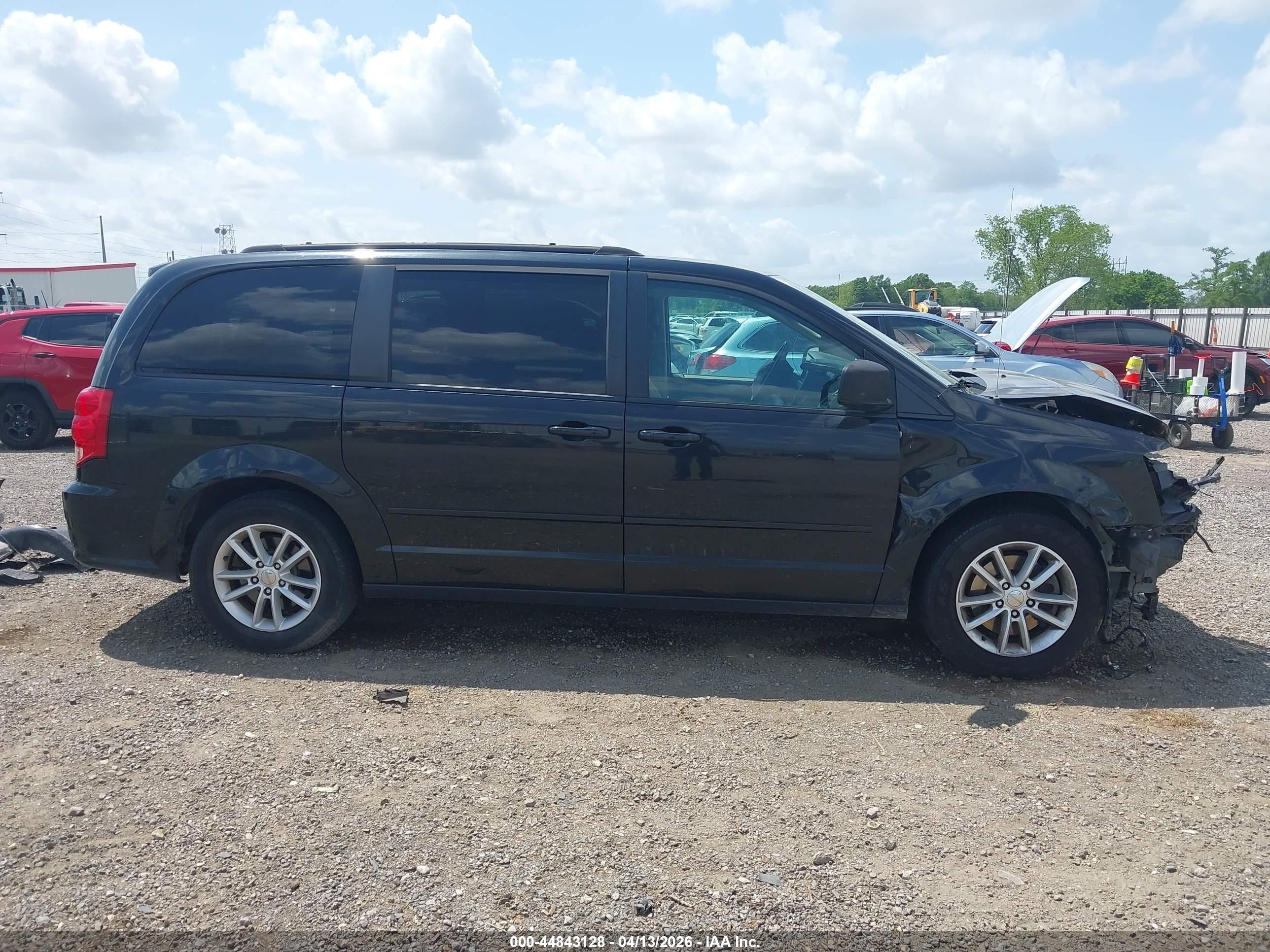 2016 Dodge Grand Caravan Sxt Black vin: 2C4RDGCG6GR366803
