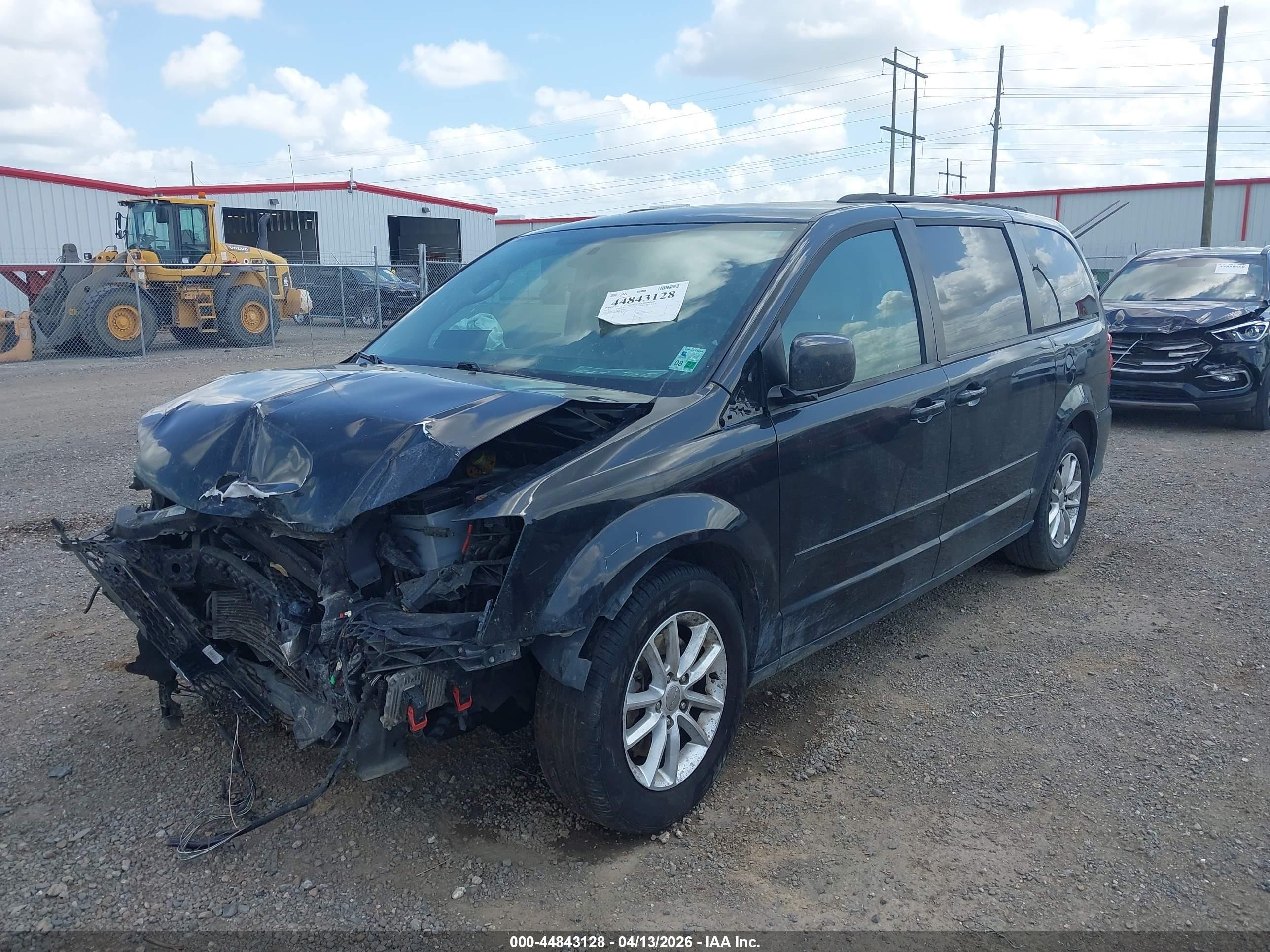 2016 Dodge Grand Caravan Sxt Black vin: 2C4RDGCG6GR366803