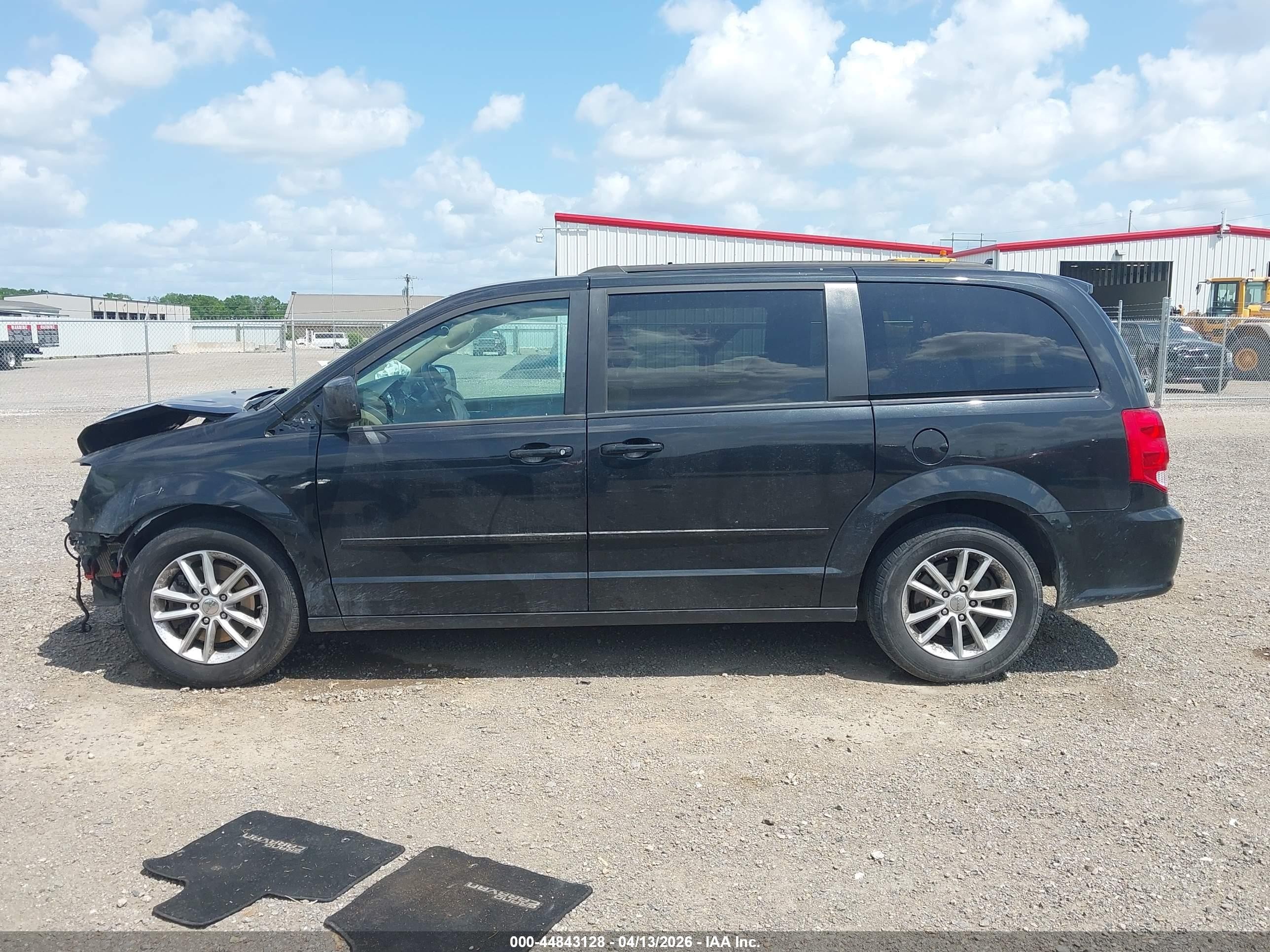 2016 Dodge Grand Caravan Sxt Black vin: 2C4RDGCG6GR366803