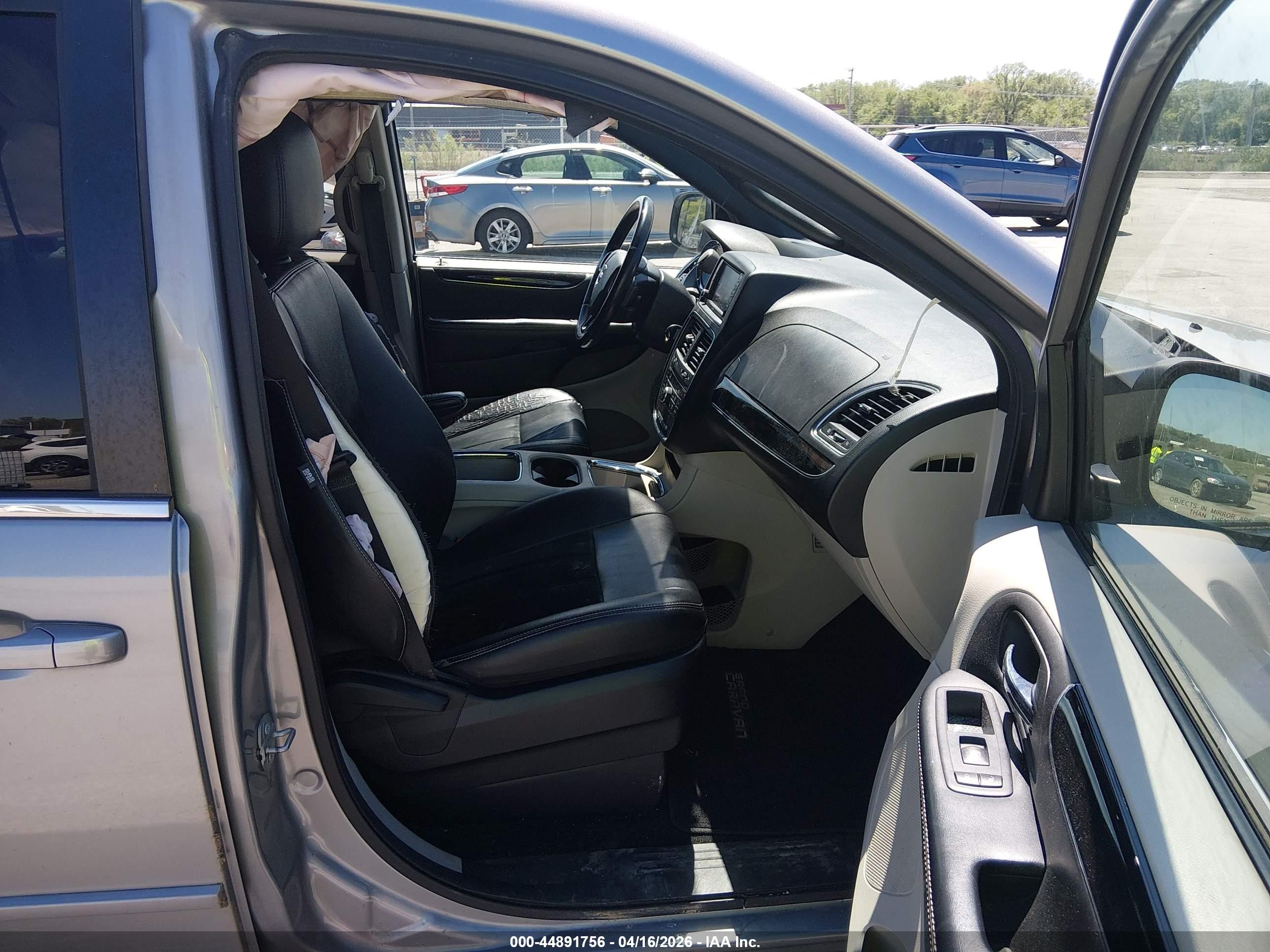 2017 Dodge Grand Caravan Sxt Gray vin: 2C4RDGCG6HR612329