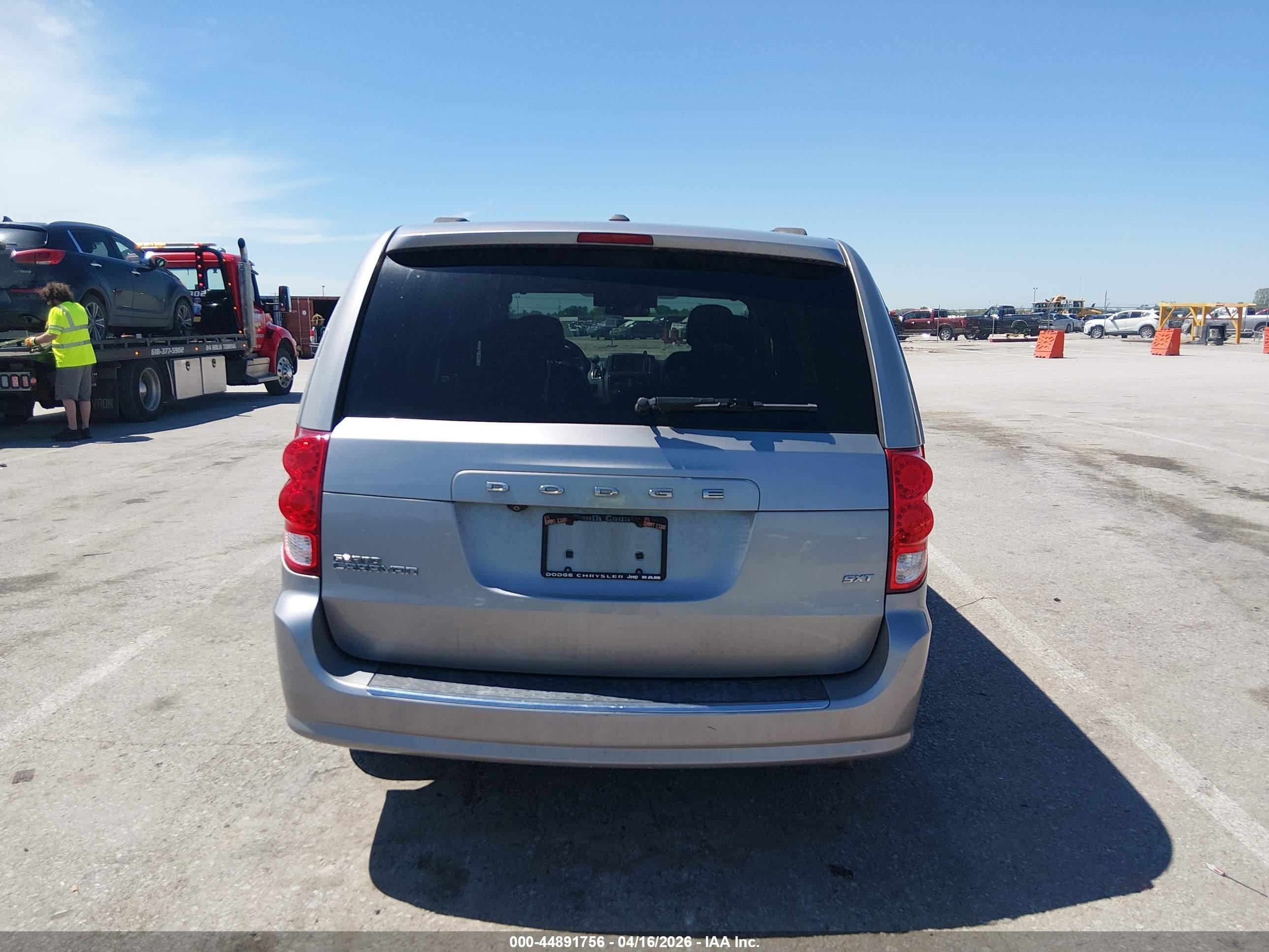 2017 Dodge Grand Caravan Sxt Gray vin: 2C4RDGCG6HR612329