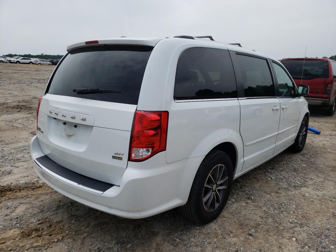 2017 Dodge Grand Caravan Sxt White vin: 2C4RDGCG6HR672384