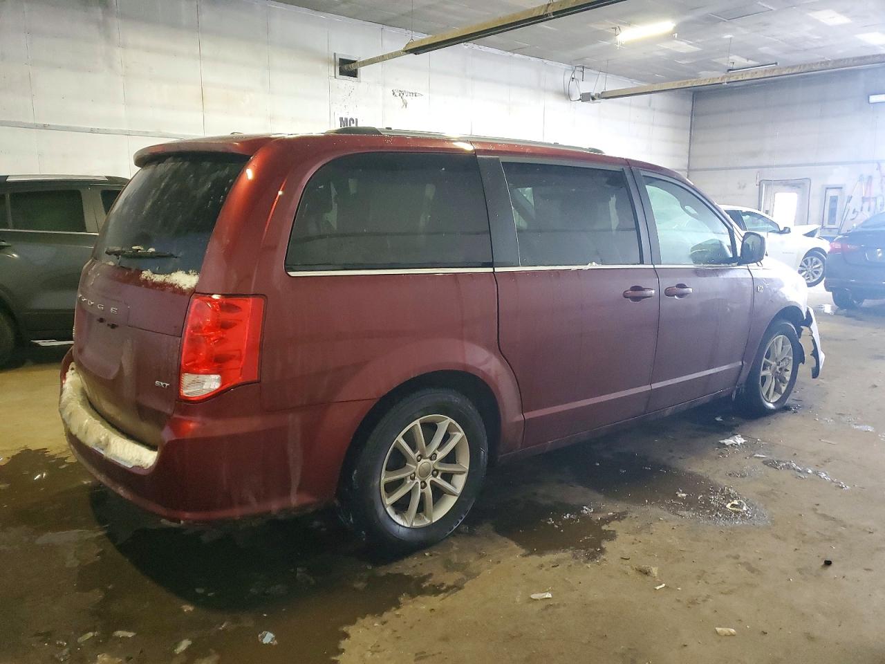 2019 Dodge Grand Caravan Sxt Burgundy vin: 2C4RDGCG6KR795268