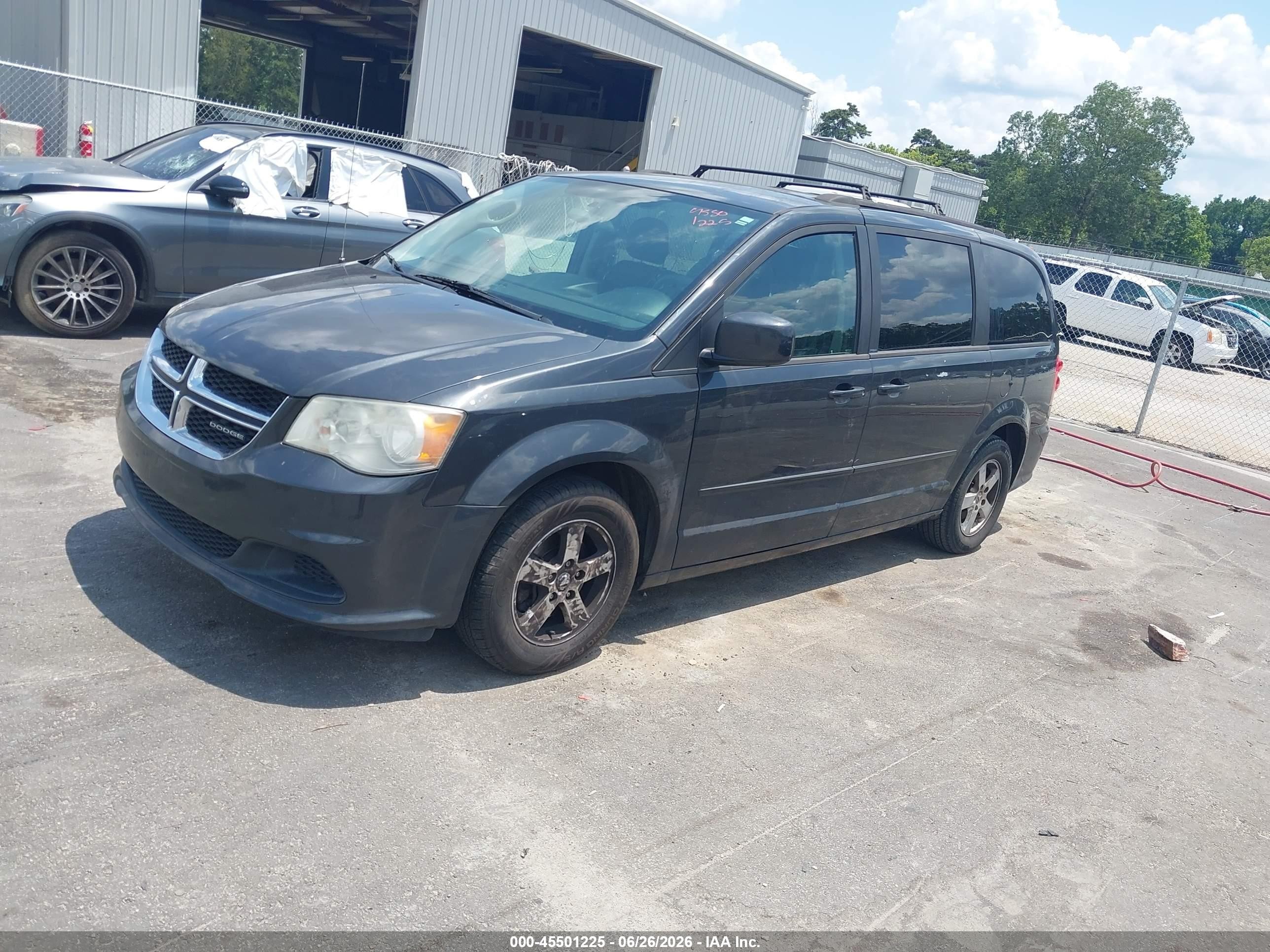 2012 Dodge Grand Caravan Sxt Gray vin: 2C4RDGCG7CR121602