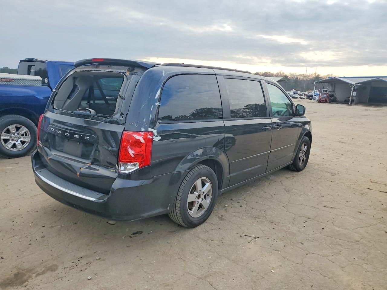 2012 Dodge Grand Caravan Sxt Black vin: 2C4RDGCG7CR148833