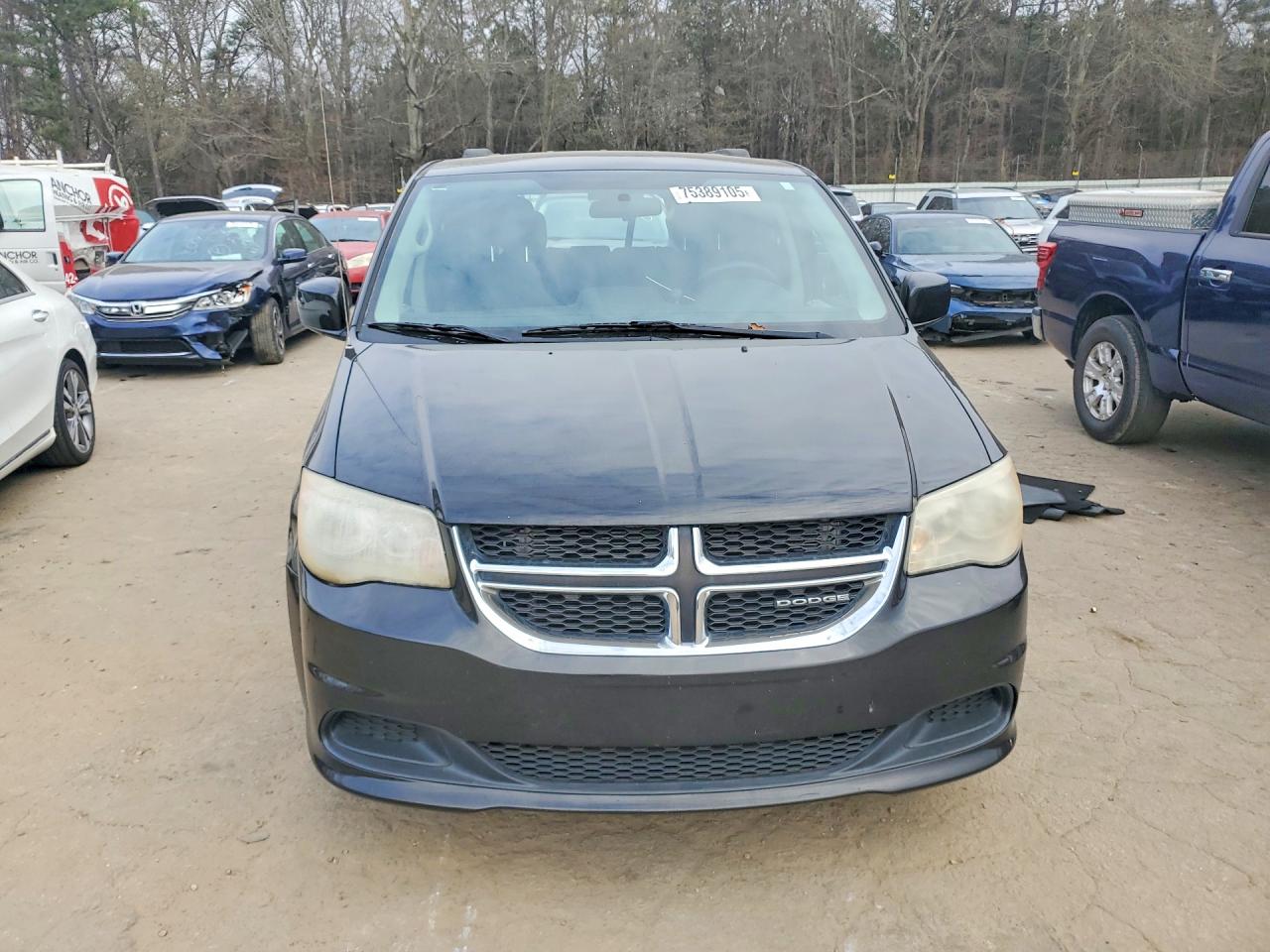 2012 Dodge Grand Caravan Sxt Black vin: 2C4RDGCG7CR148833