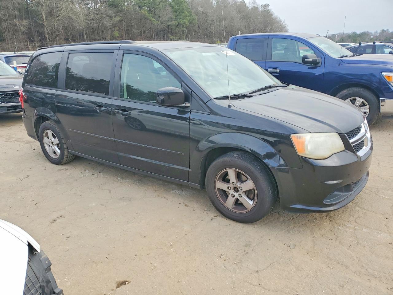 2012 Dodge Grand Caravan Sxt Black vin: 2C4RDGCG7CR148833