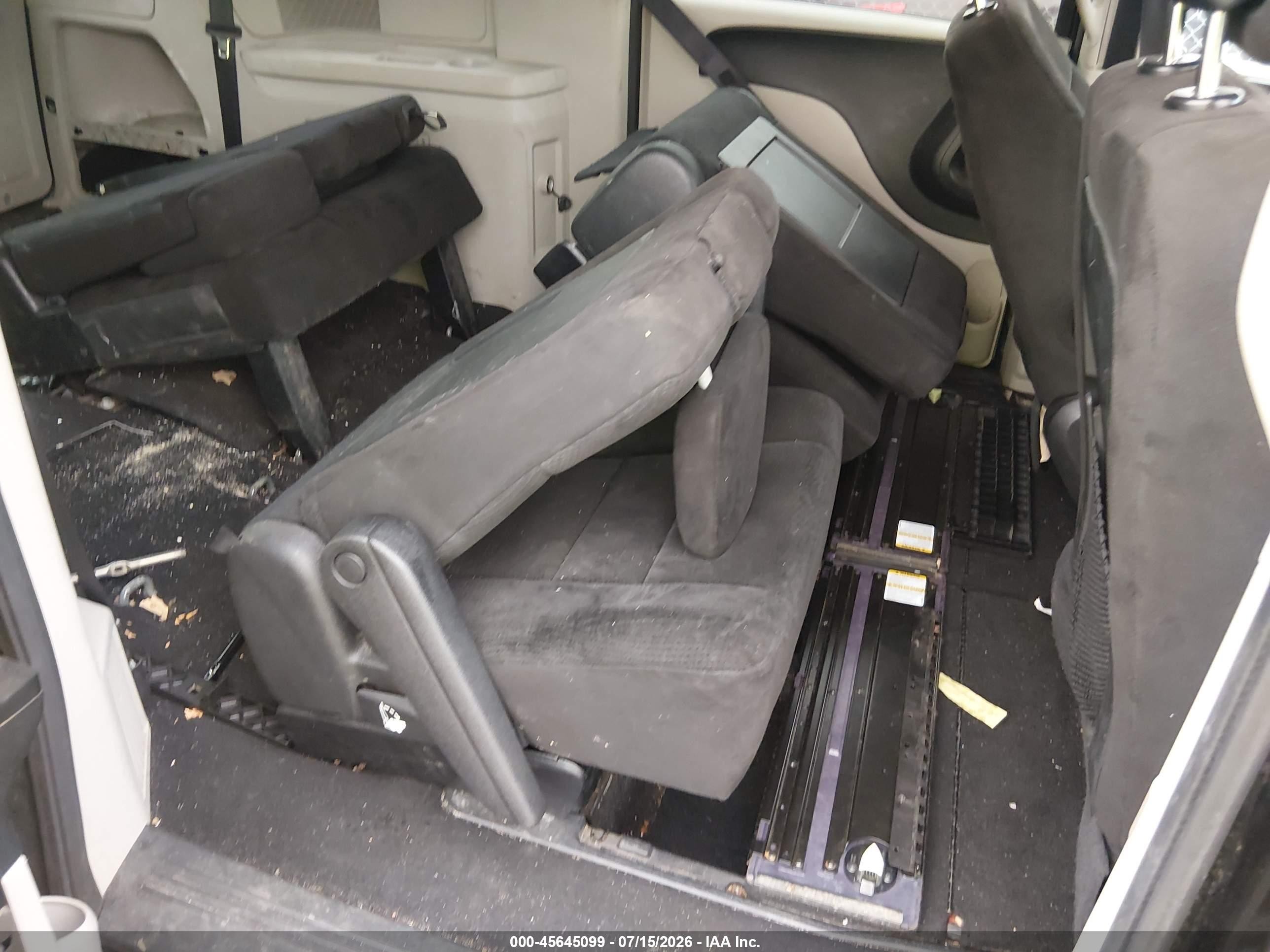 2012 Dodge Grand Caravan Sxt Black vin: 2C4RDGCG7CR173487