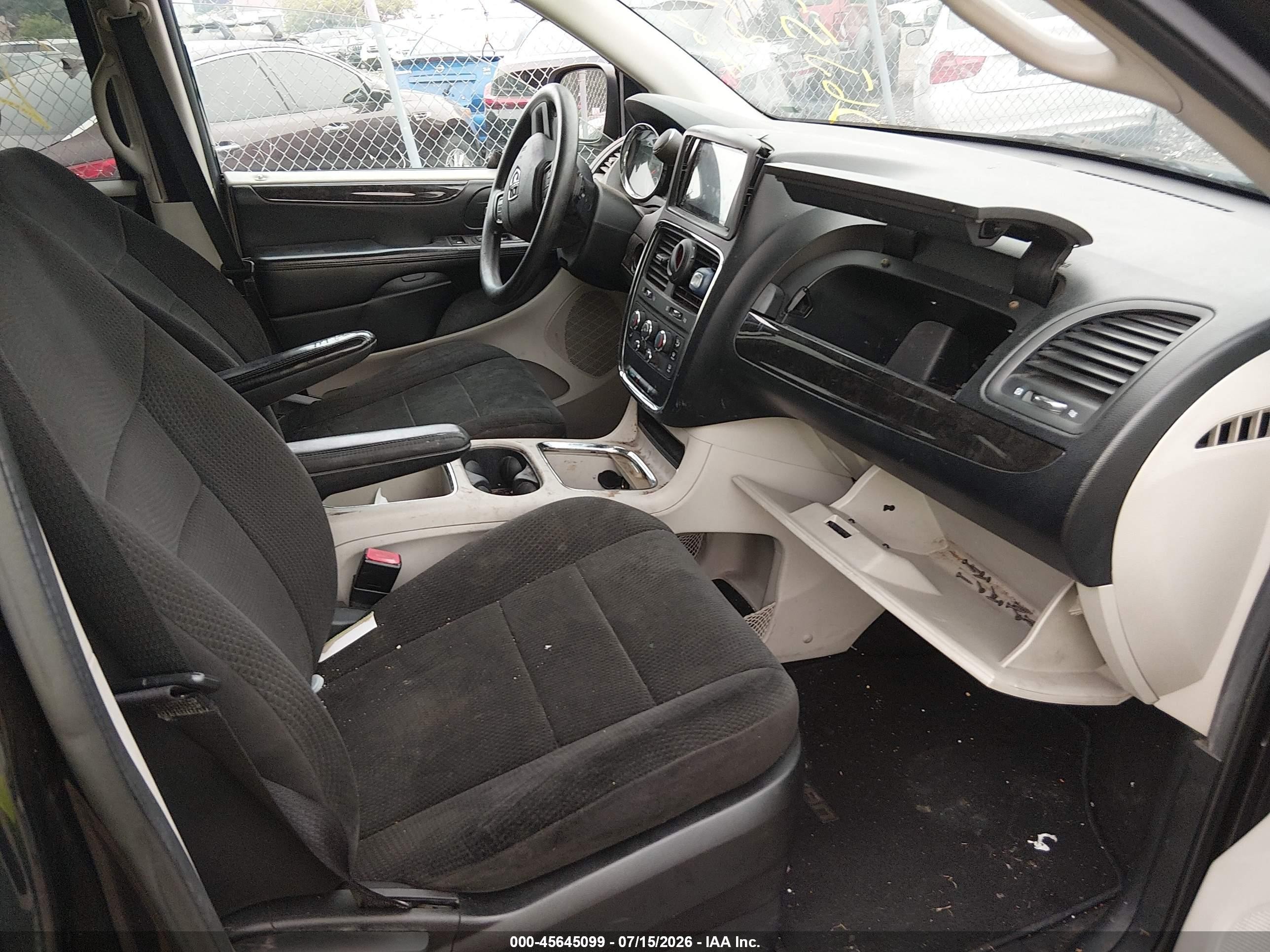 2012 Dodge Grand Caravan Sxt Black vin: 2C4RDGCG7CR173487