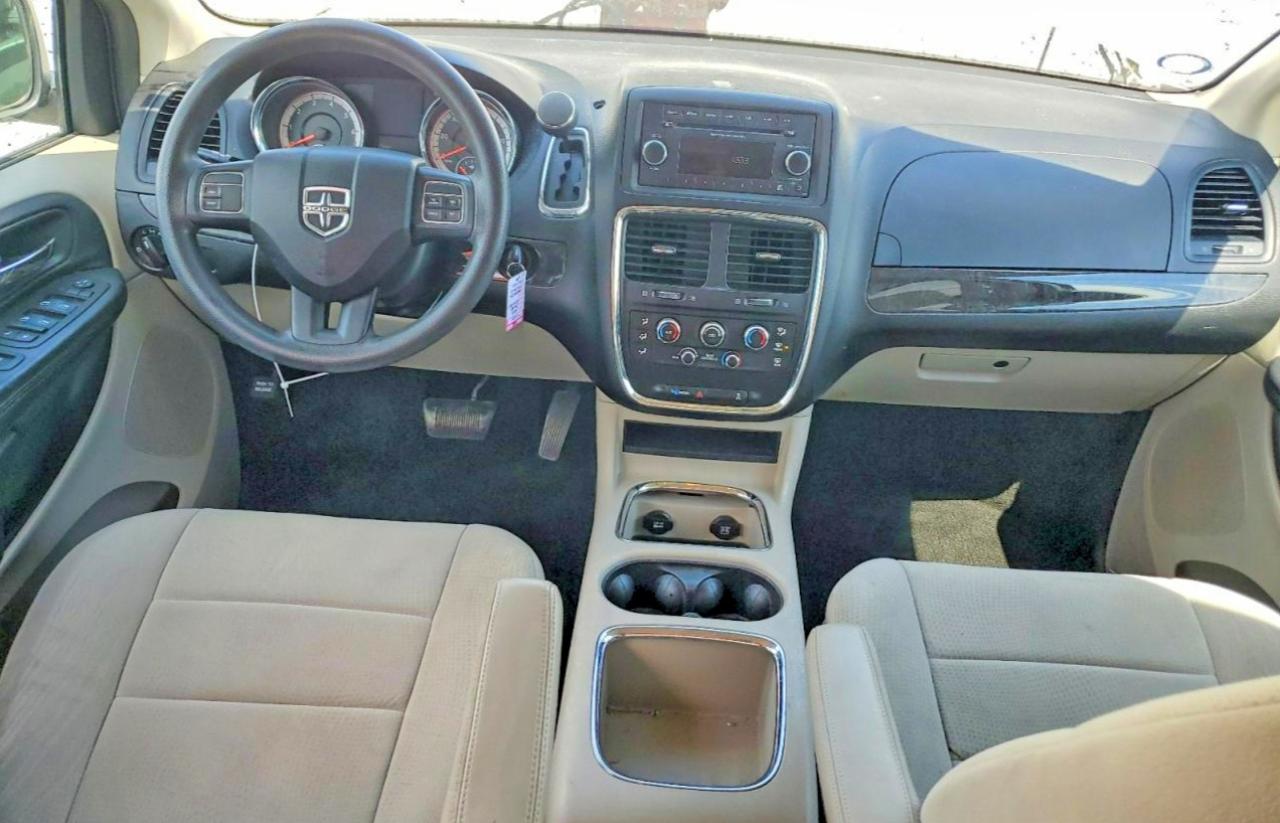 2012 Dodge Grand Caravan Sxt White vin: 2C4RDGCG7CR195263