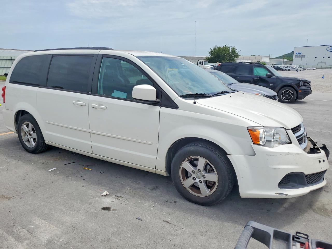 2012 Dodge Grand Caravan Sxt White vin: 2C4RDGCG7CR279051