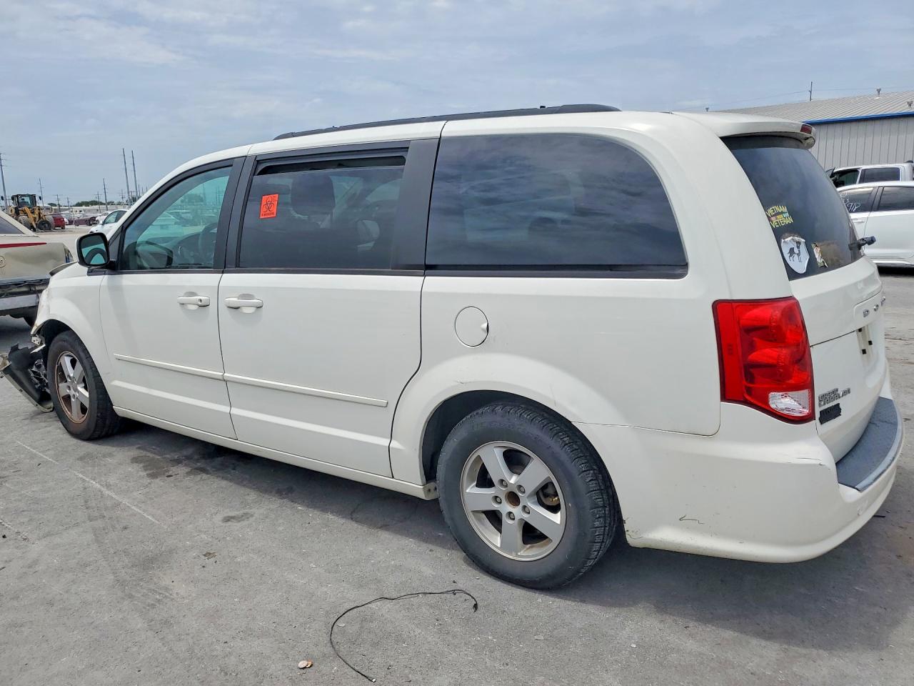 2012 Dodge Grand Caravan Sxt White vin: 2C4RDGCG7CR279051