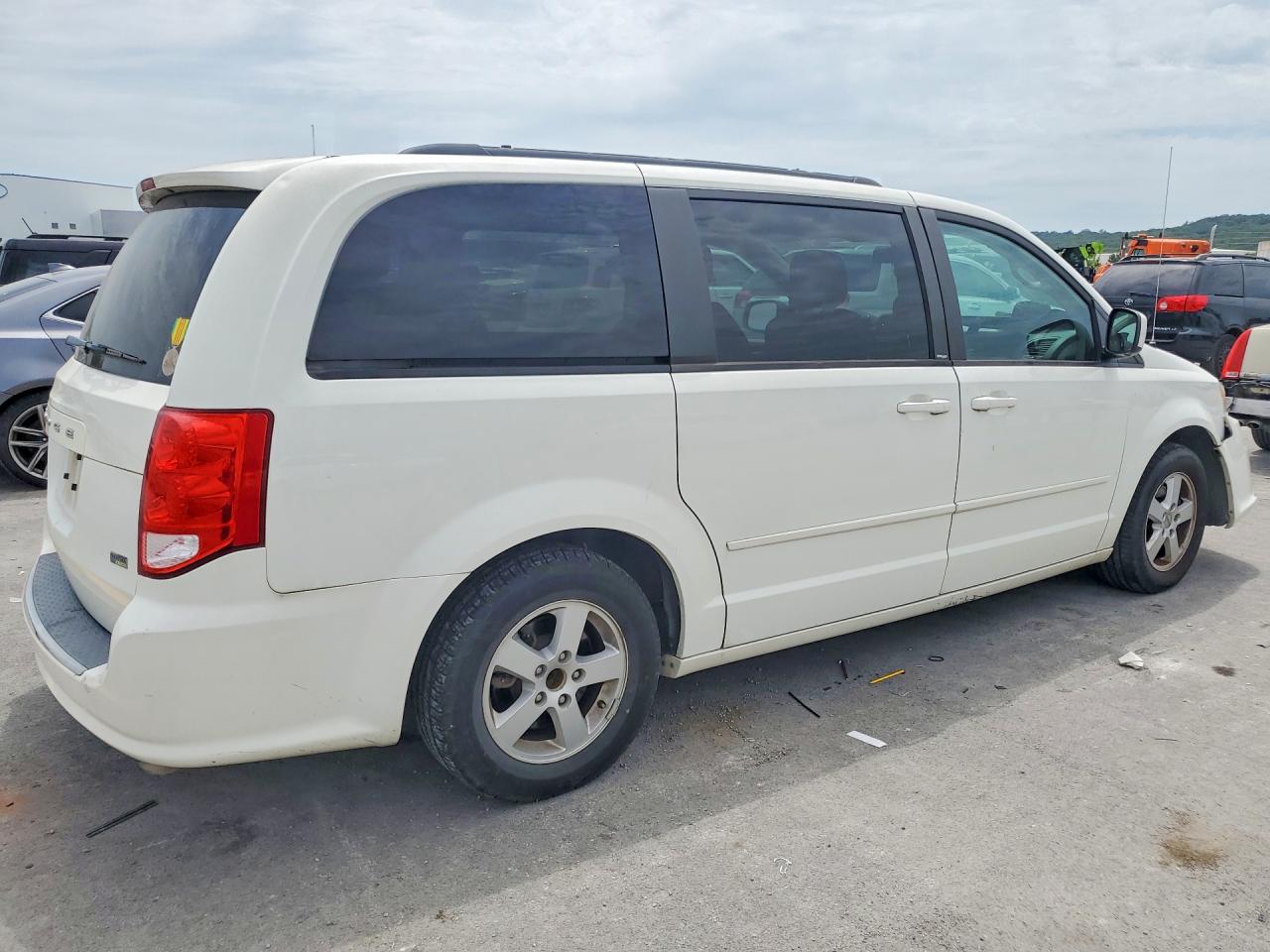 2012 Dodge Grand Caravan Sxt White vin: 2C4RDGCG7CR279051