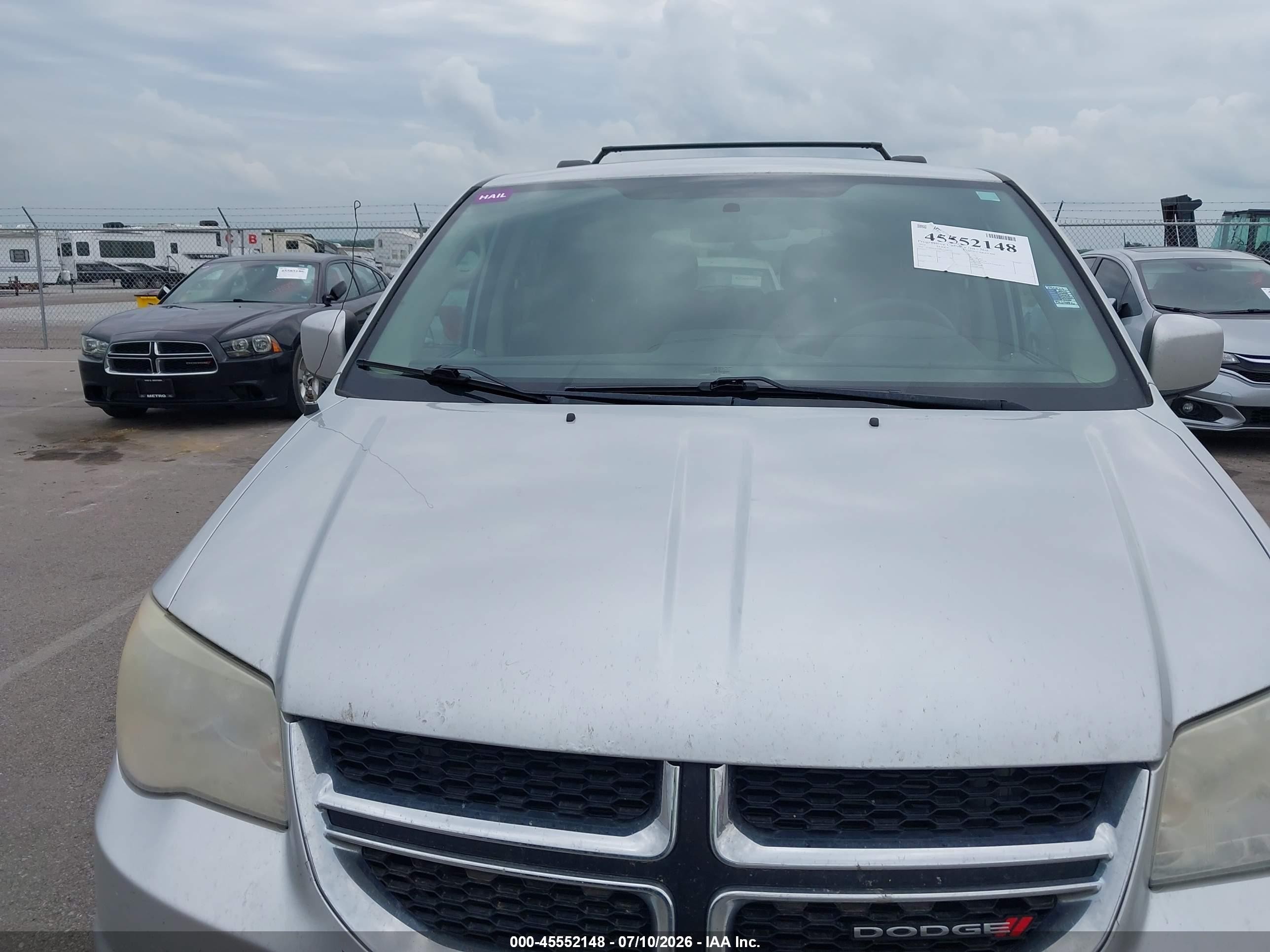 2012 Dodge Grand Caravan Sxt Silver vin: 2C4RDGCG7CR298716