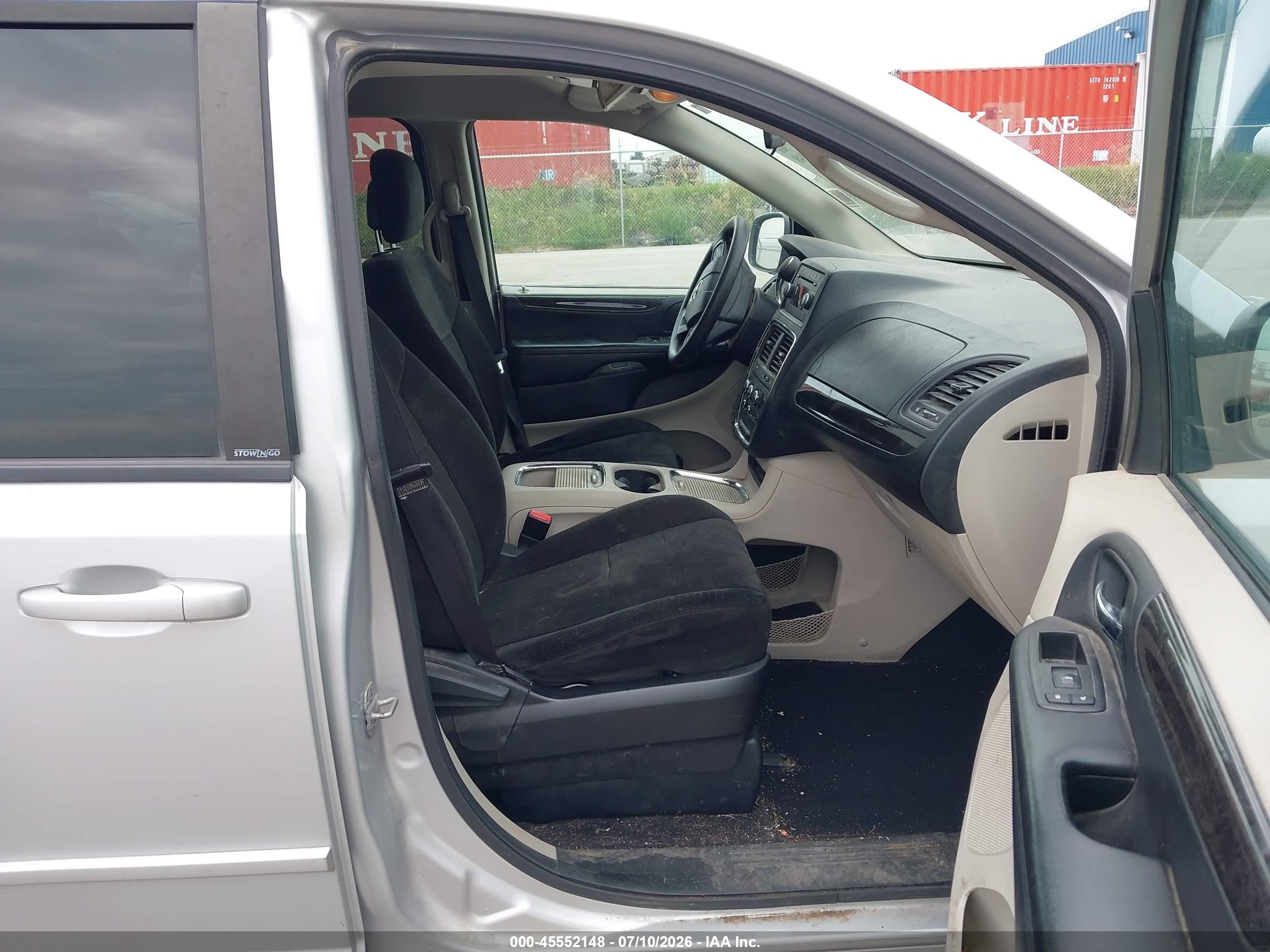 2012 Dodge Grand Caravan Sxt Silver vin: 2C4RDGCG7CR298716