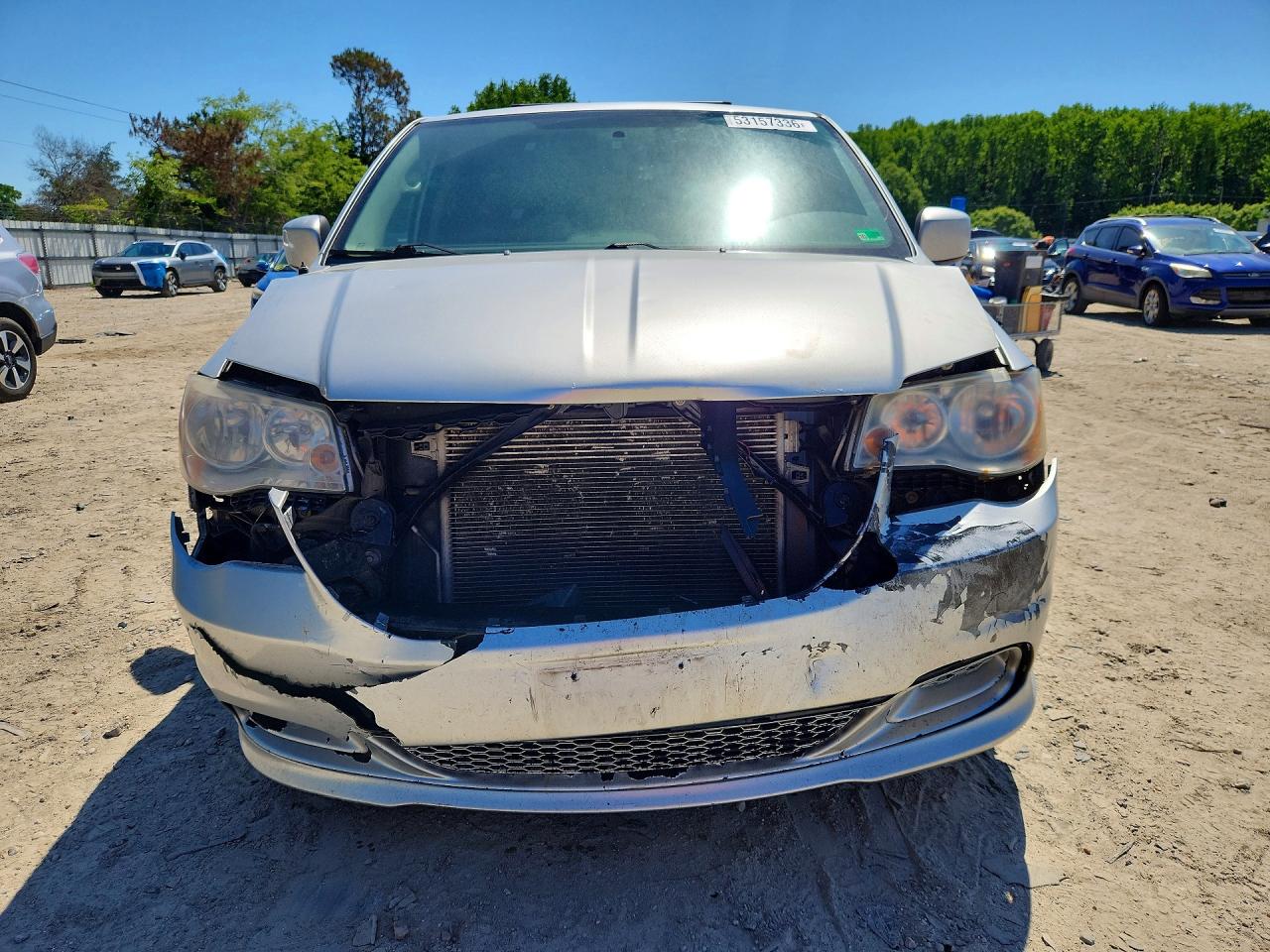 2012 Dodge Grand Caravan Sxt Серебряный vin: 2C4RDGCG7CR365105