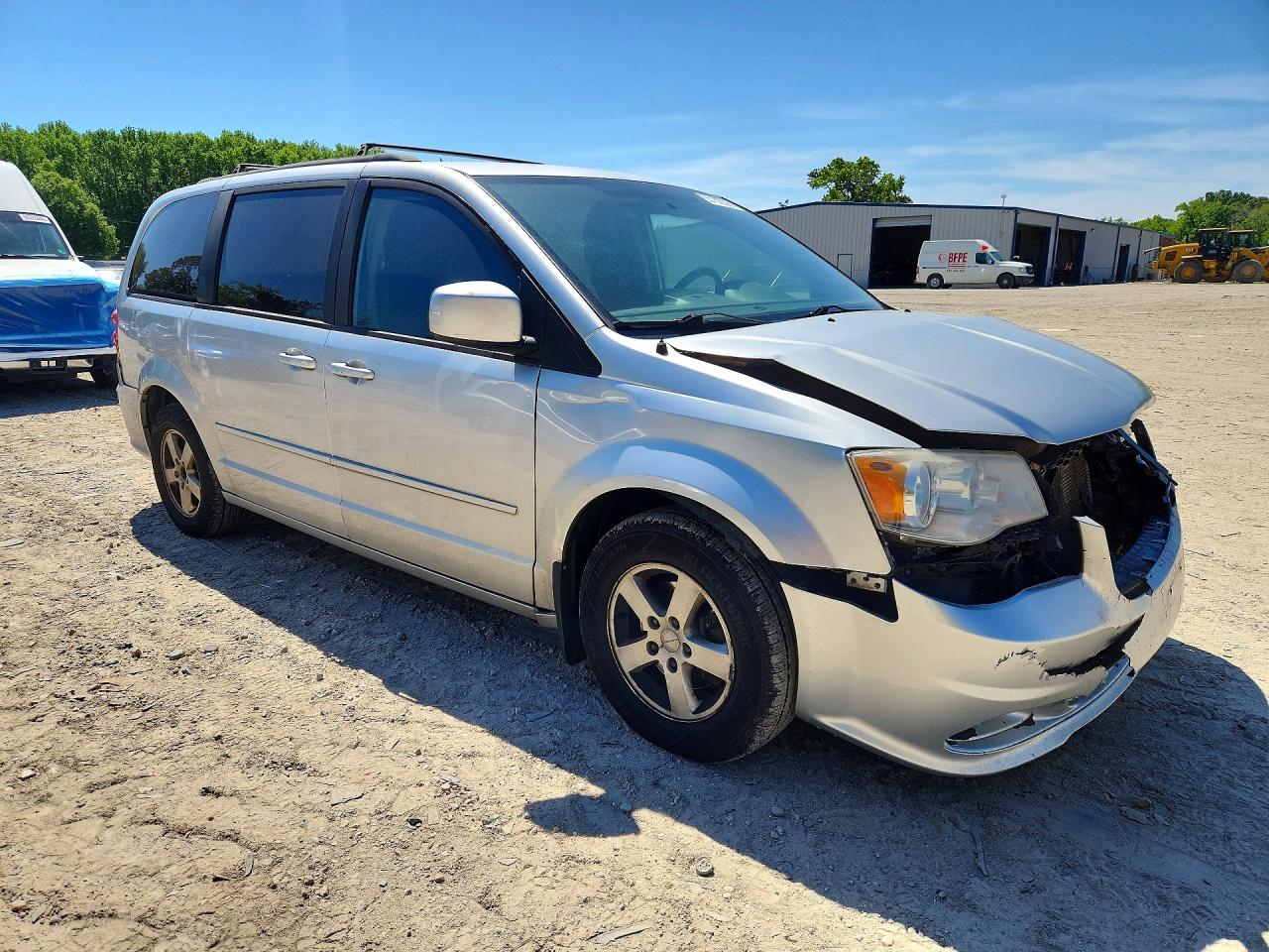 2012 Dodge Grand Caravan Sxt Серебряный vin: 2C4RDGCG7CR365105