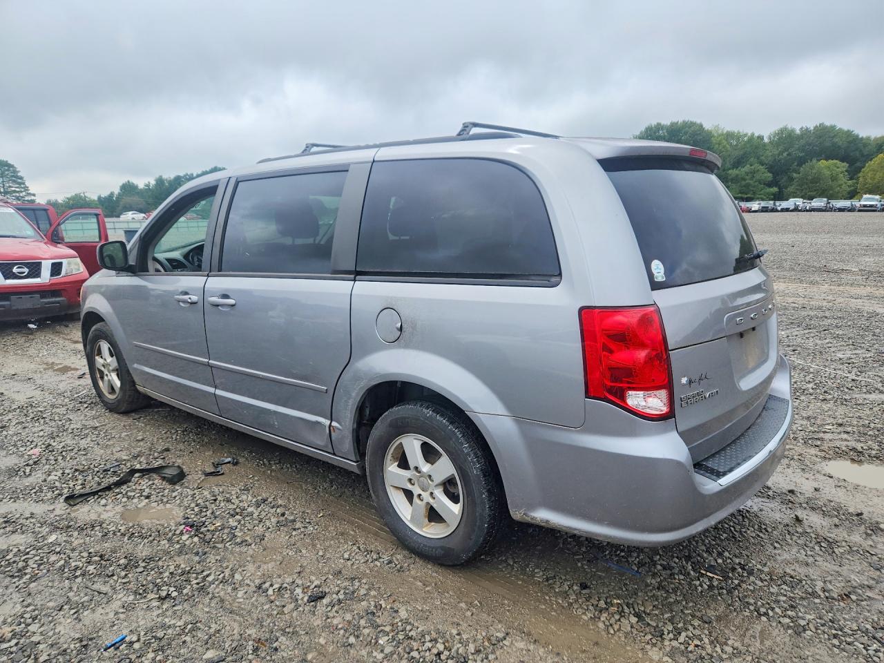 2013 Dodge Grand Caravan Sxt Silver vin: 2C4RDGCG7DR545962