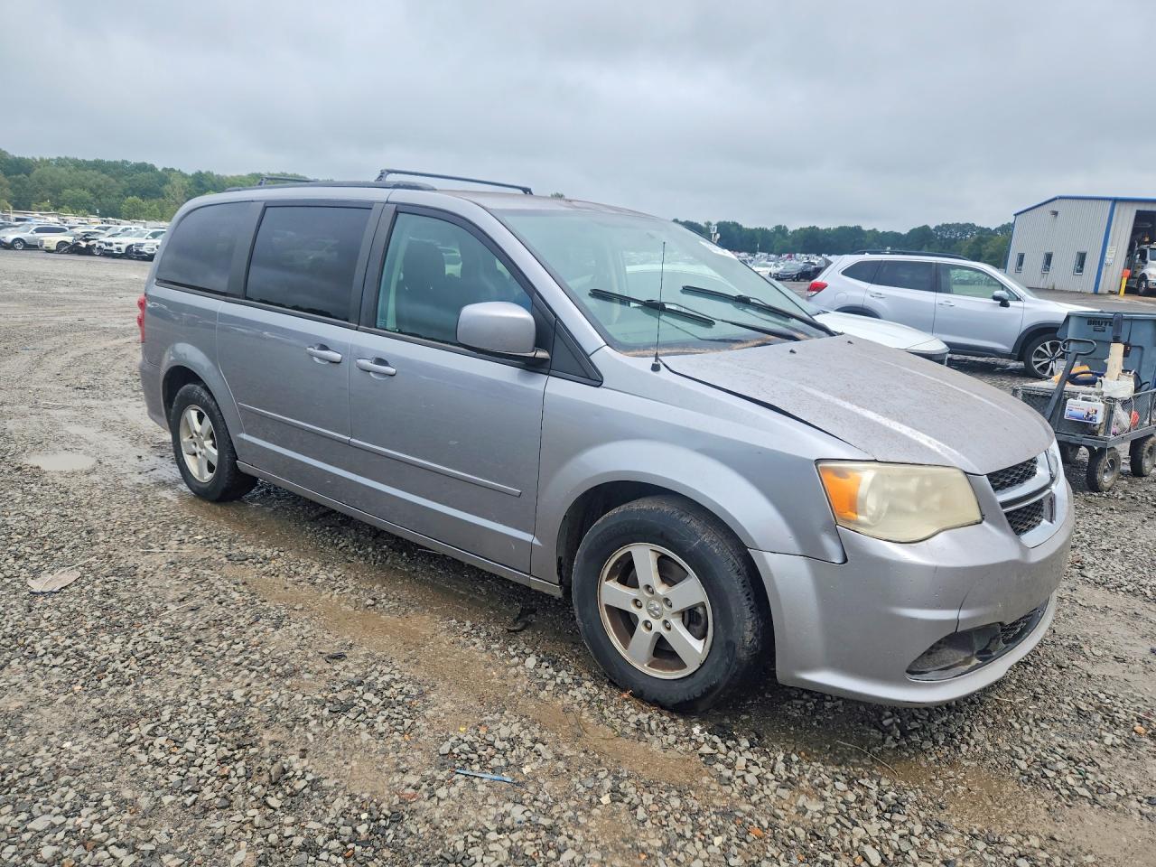 2013 Dodge Grand Caravan Sxt Silver vin: 2C4RDGCG7DR545962