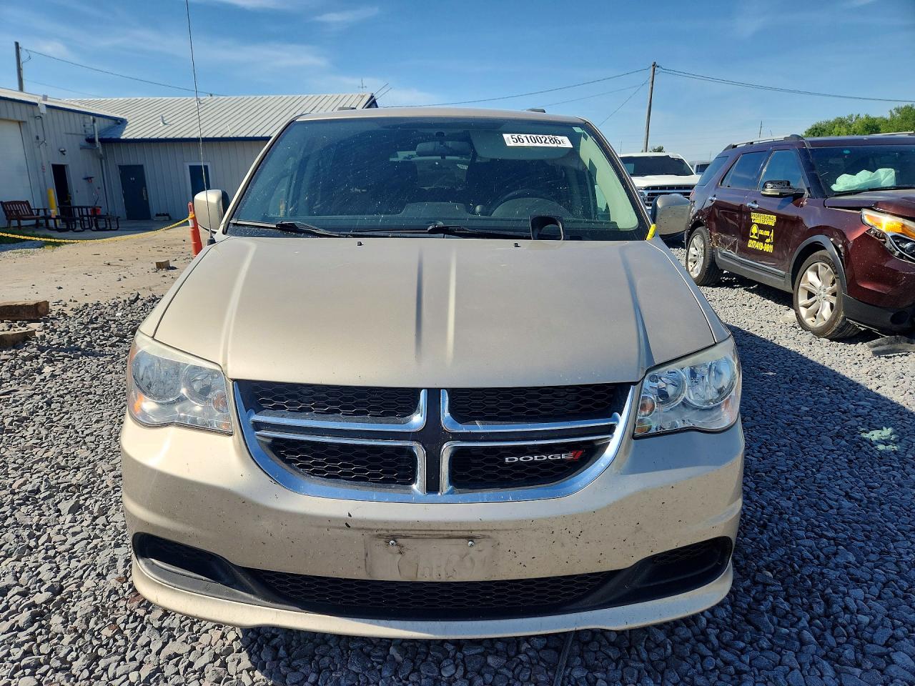 2013 Dodge Grand Caravan Sxt Beige vin: 2C4RDGCG7DR563216
