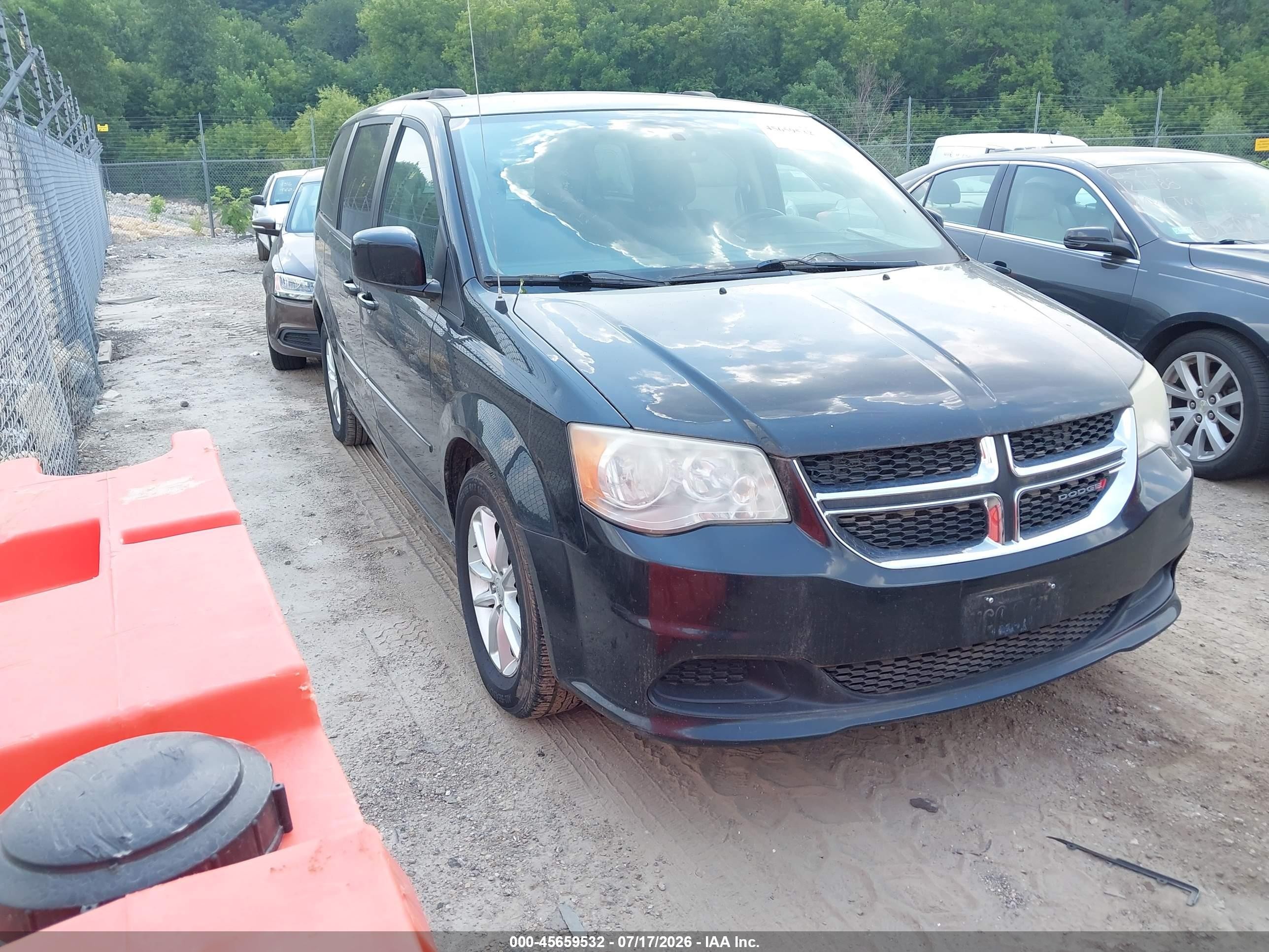 2013 Dodge Grand Caravan Sxt Черный vin: 2C4RDGCG7DR633488