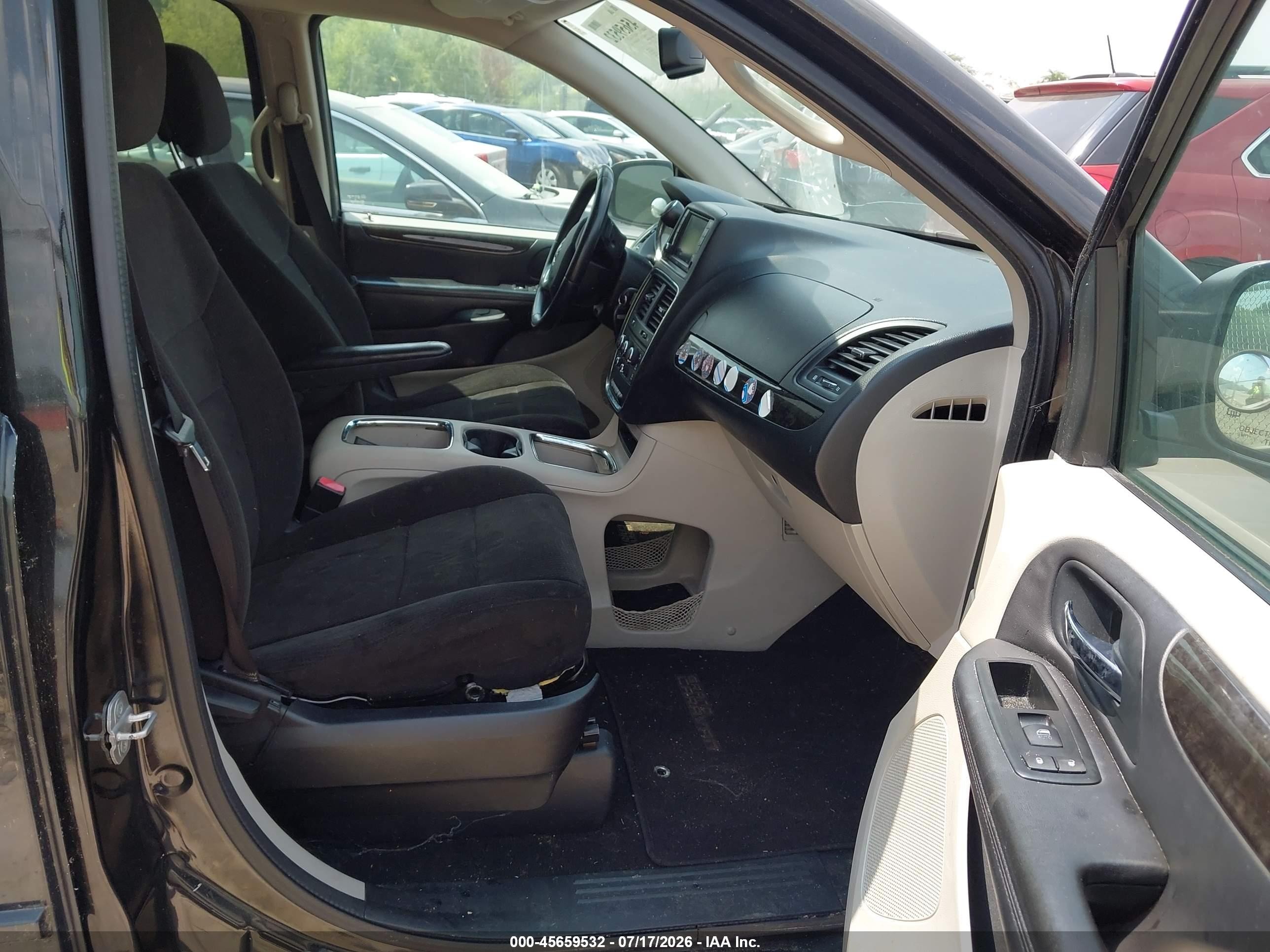 2013 Dodge Grand Caravan Sxt Черный vin: 2C4RDGCG7DR633488
