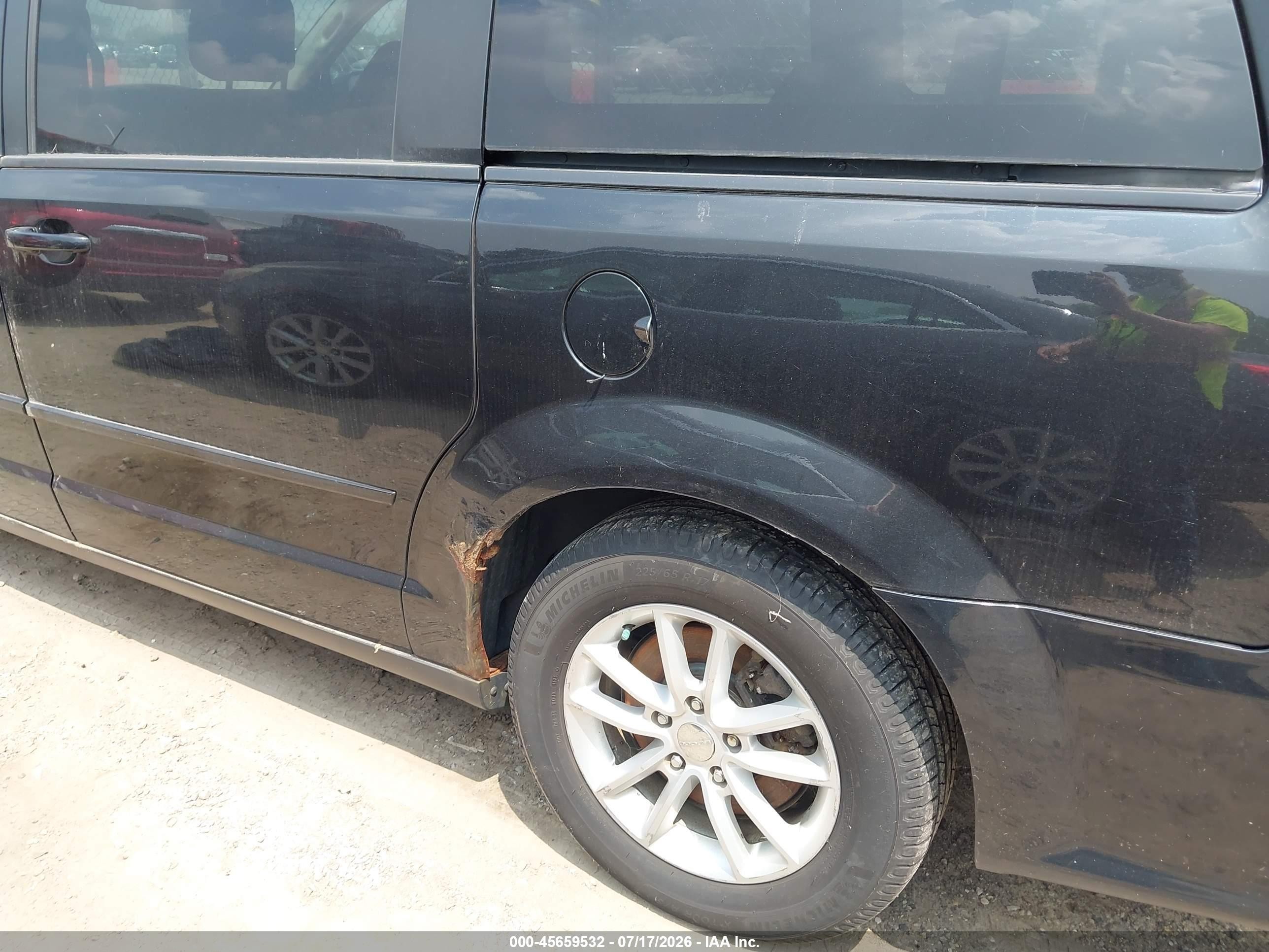 2013 Dodge Grand Caravan Sxt Черный vin: 2C4RDGCG7DR633488