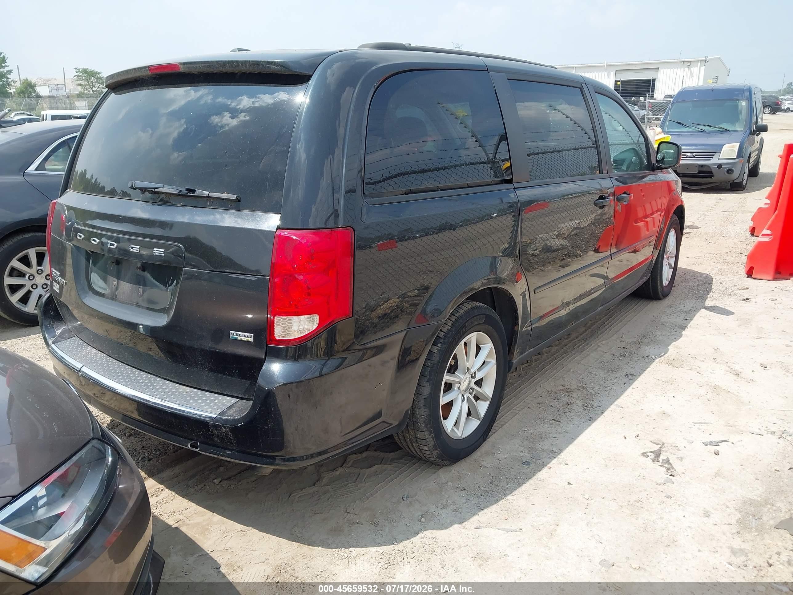 2013 Dodge Grand Caravan Sxt Черный vin: 2C4RDGCG7DR633488