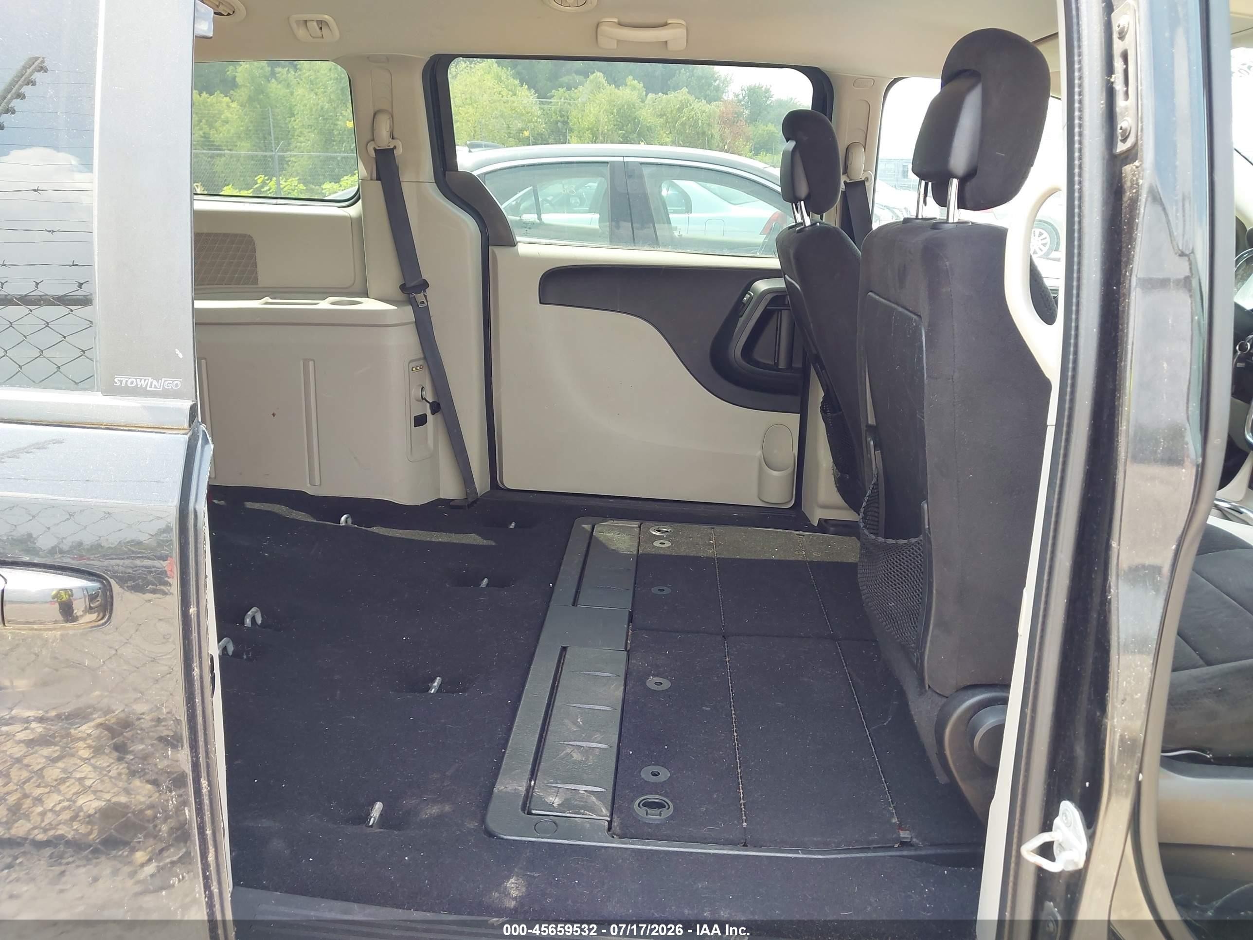 2013 Dodge Grand Caravan Sxt Черный vin: 2C4RDGCG7DR633488