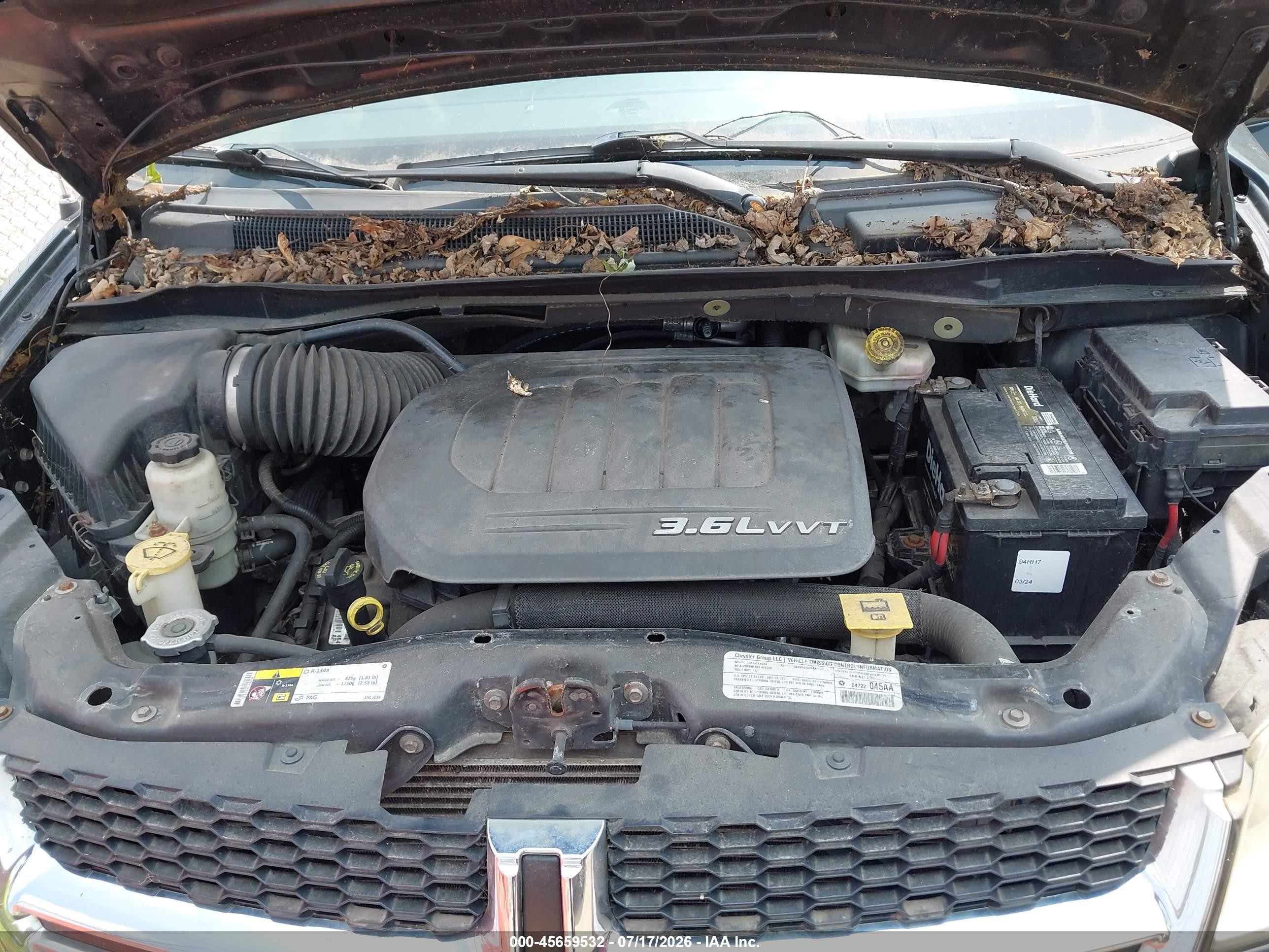 2013 Dodge Grand Caravan Sxt Черный vin: 2C4RDGCG7DR633488