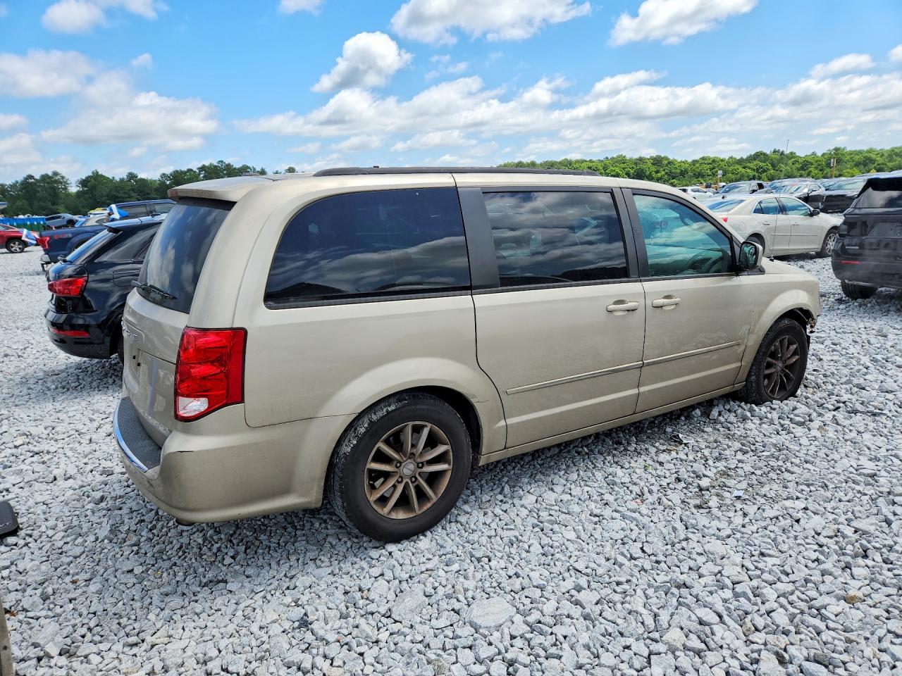 2013 Dodge Grand Caravan Sxt Beige vin: 2C4RDGCG7DR648279