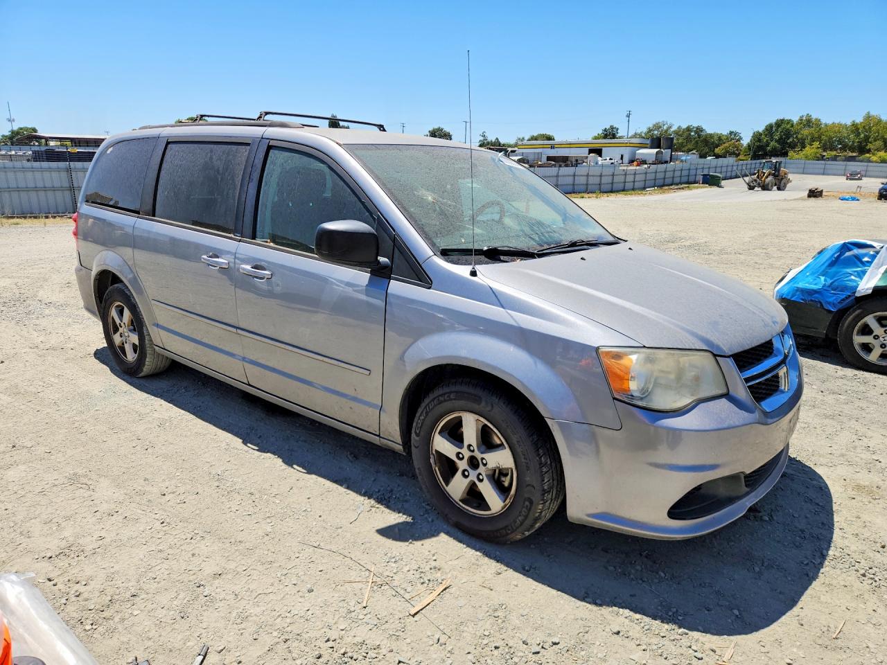 2013 Dodge Grand Caravan Sxt Silver vin: 2C4RDGCG7DR655023