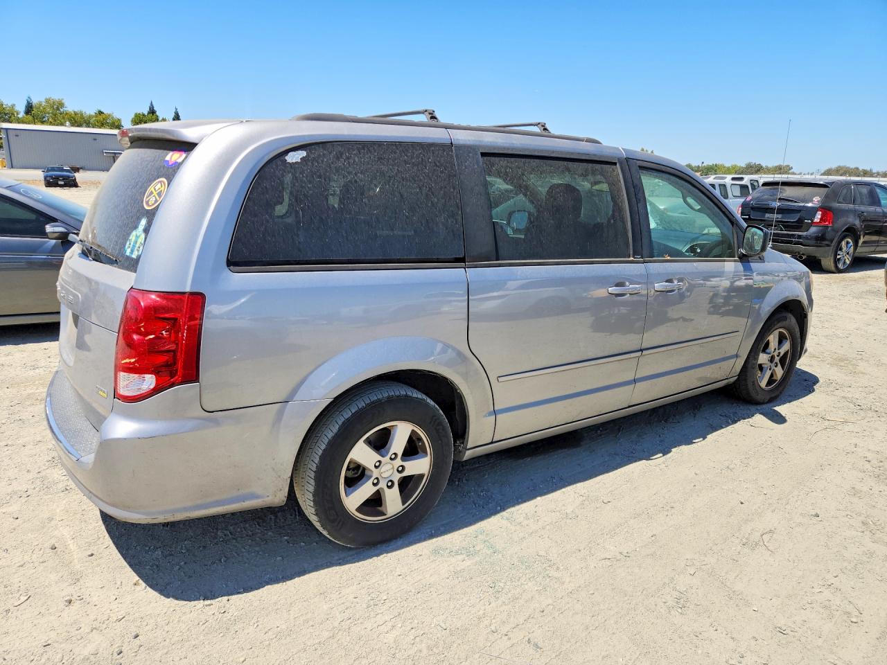 2013 Dodge Grand Caravan Sxt Silver vin: 2C4RDGCG7DR655023