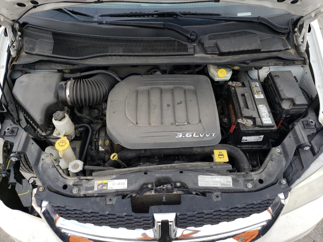 2013 Dodge Grand Caravan Sxt Белый vin: 2C4RDGCG7DR672114