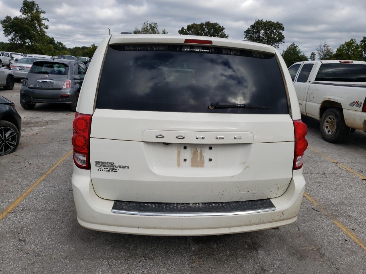 2013 Dodge Grand Caravan Sxt Белый vin: 2C4RDGCG7DR672114