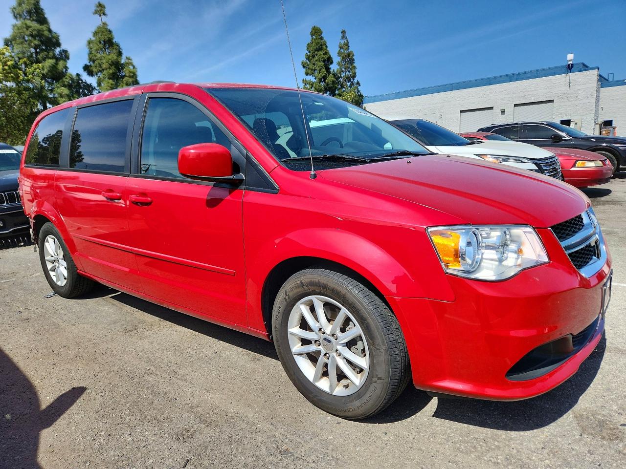 2013 Dodge Grand Caravan Sxt Red vin: 2C4RDGCG7DR686594